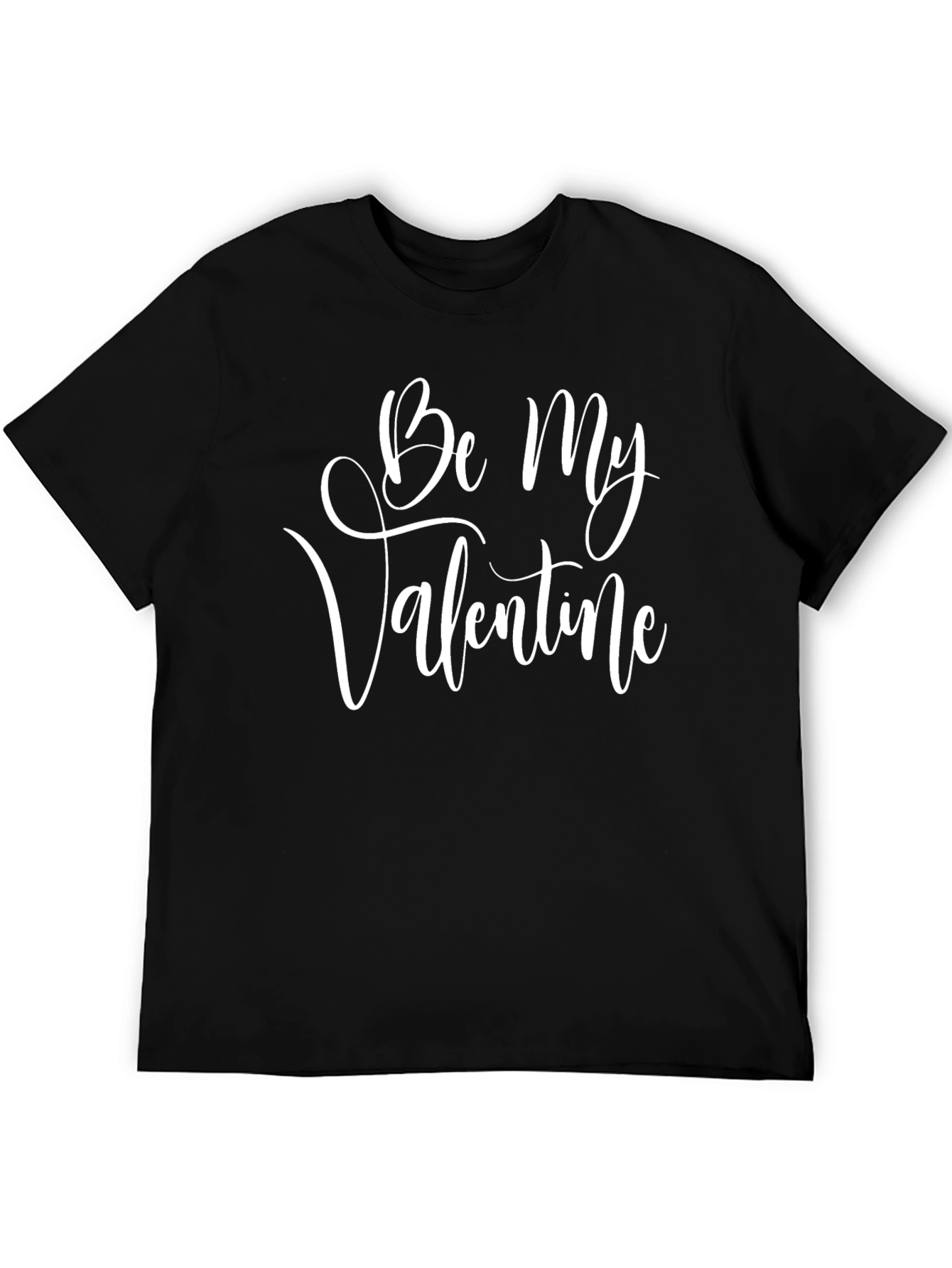 Be My Valentine Graphic Tee - Black