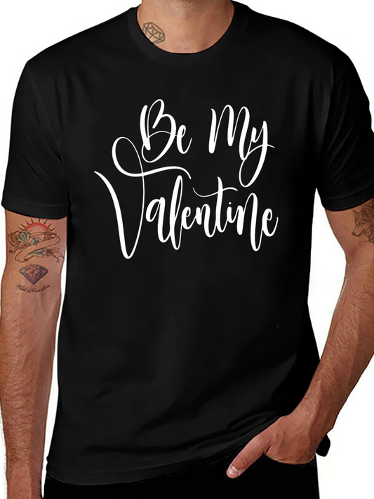Be My Valentine Graphic Tee - Black