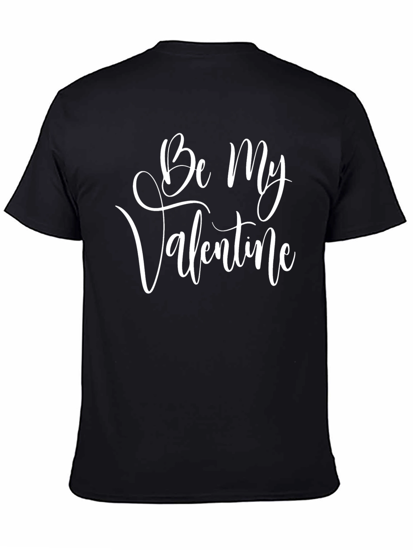 Be My Valentine Graphic Tee - Black