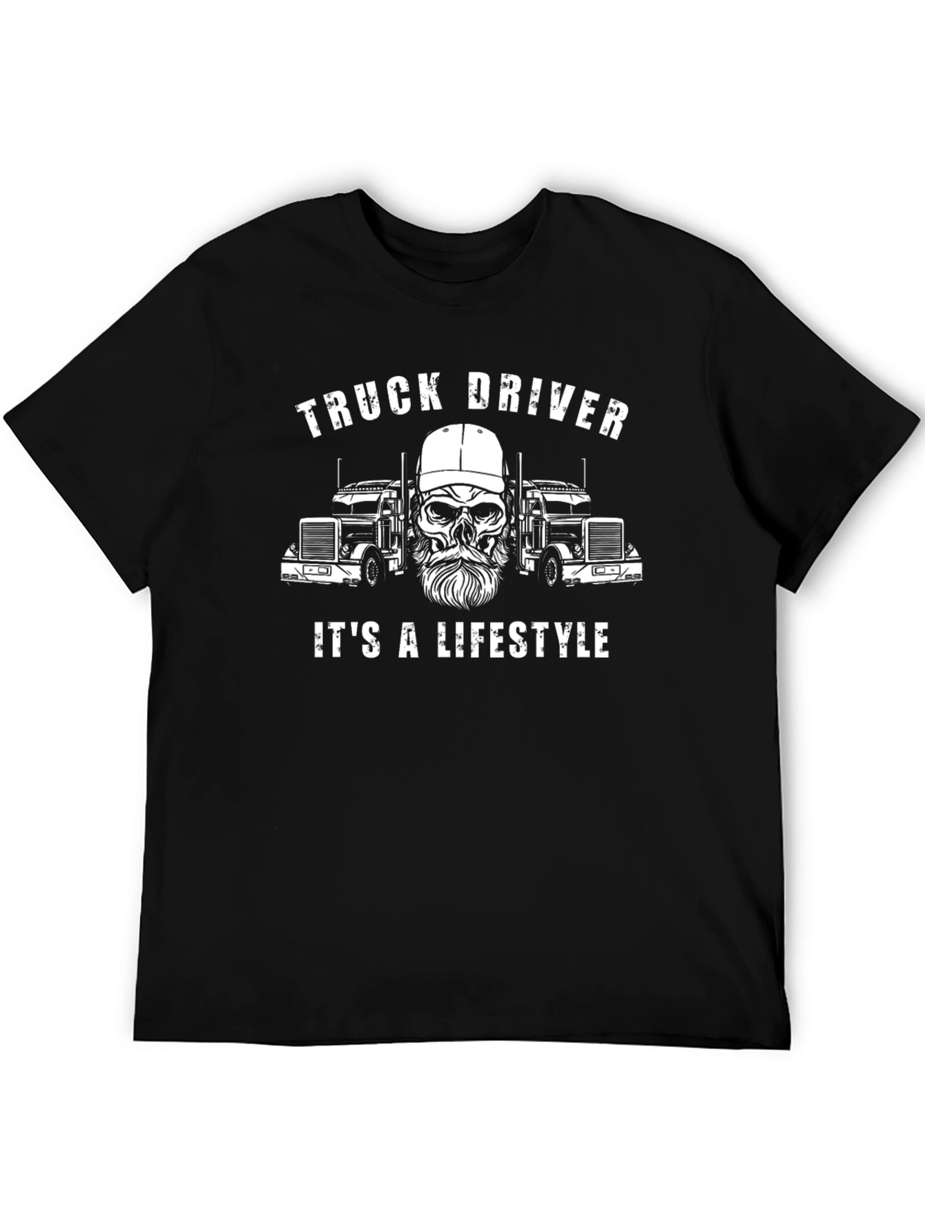 Truck Driver Lifestyle Graphic T-Shirt