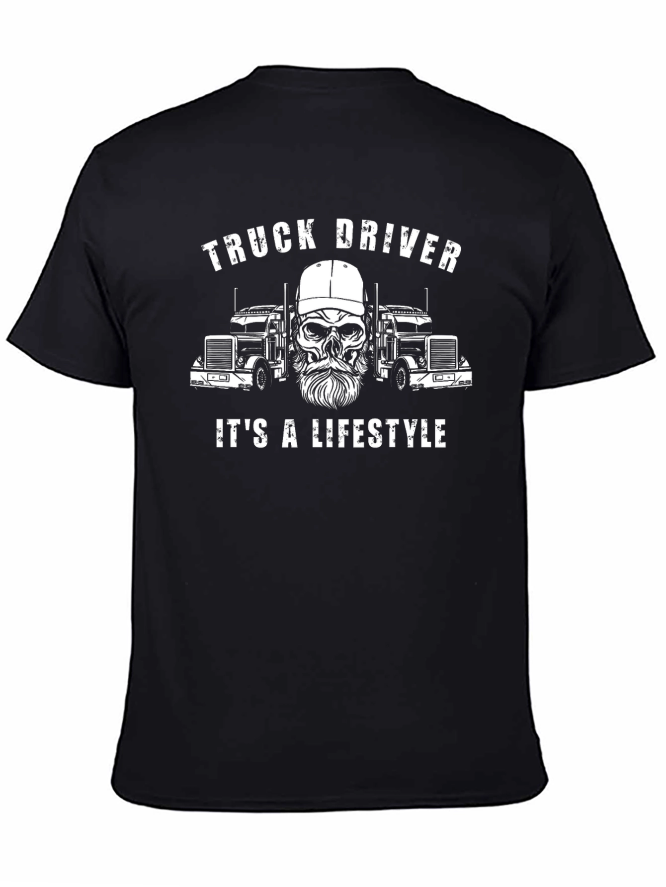 Truck Driver Lifestyle Graphic T-Shirt