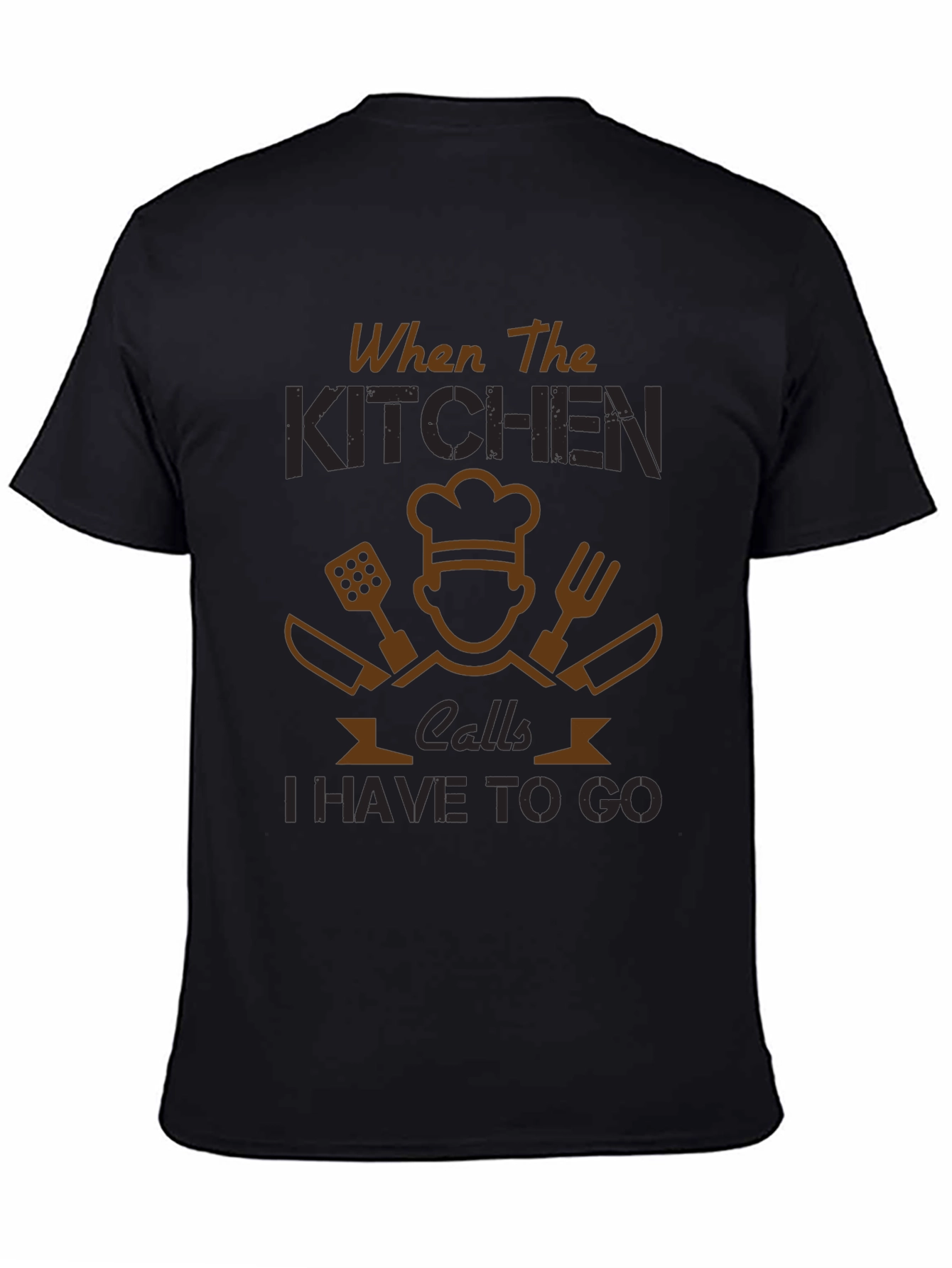 When The Kitchen Calls - Chef T-Shirt