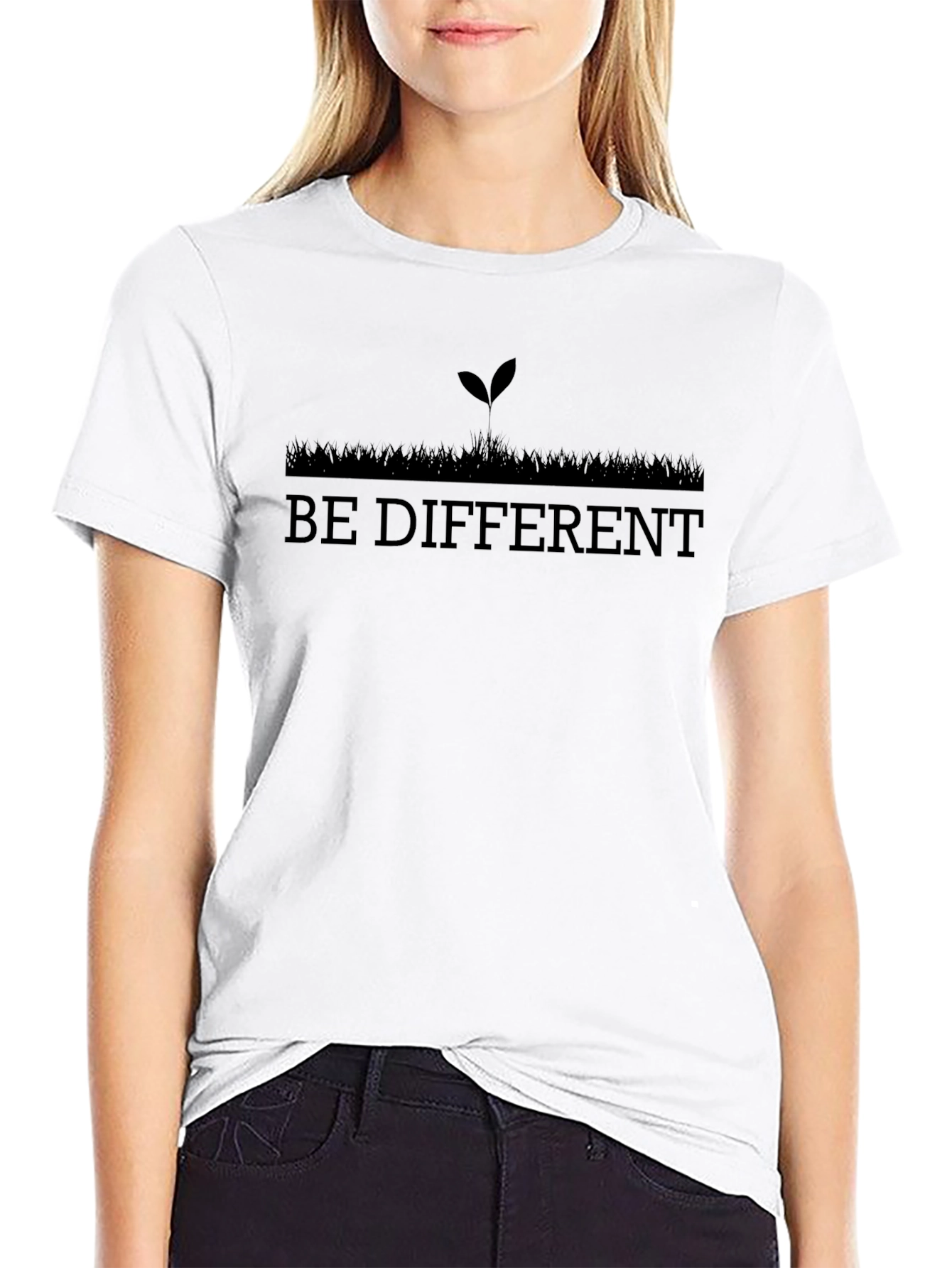 Be Different Graphic Print T-Shirt
