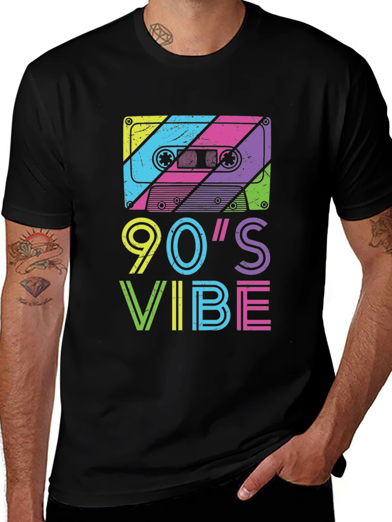 90s Vibe Cassette Tape Graphic T-Shirt
