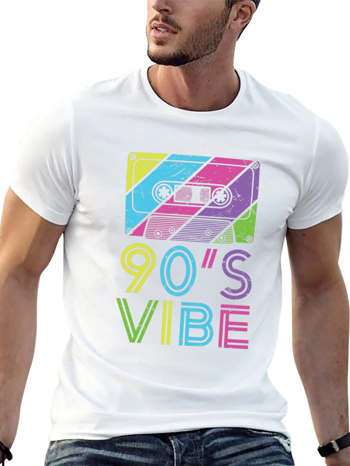 90s Vibe Cassette Tape Graphic T-Shirt