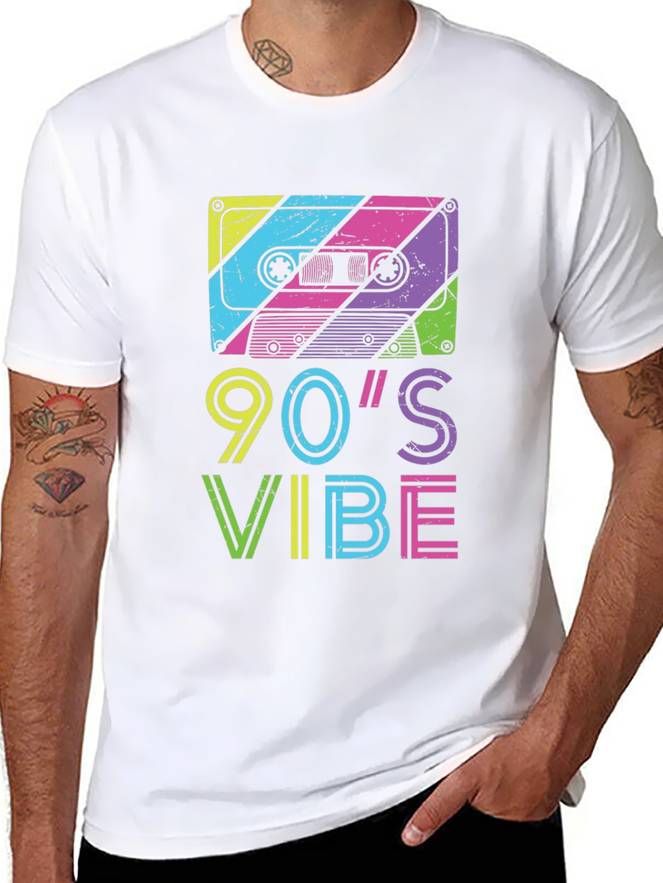 90s Vibe Cassette Tape Graphic T-Shirt