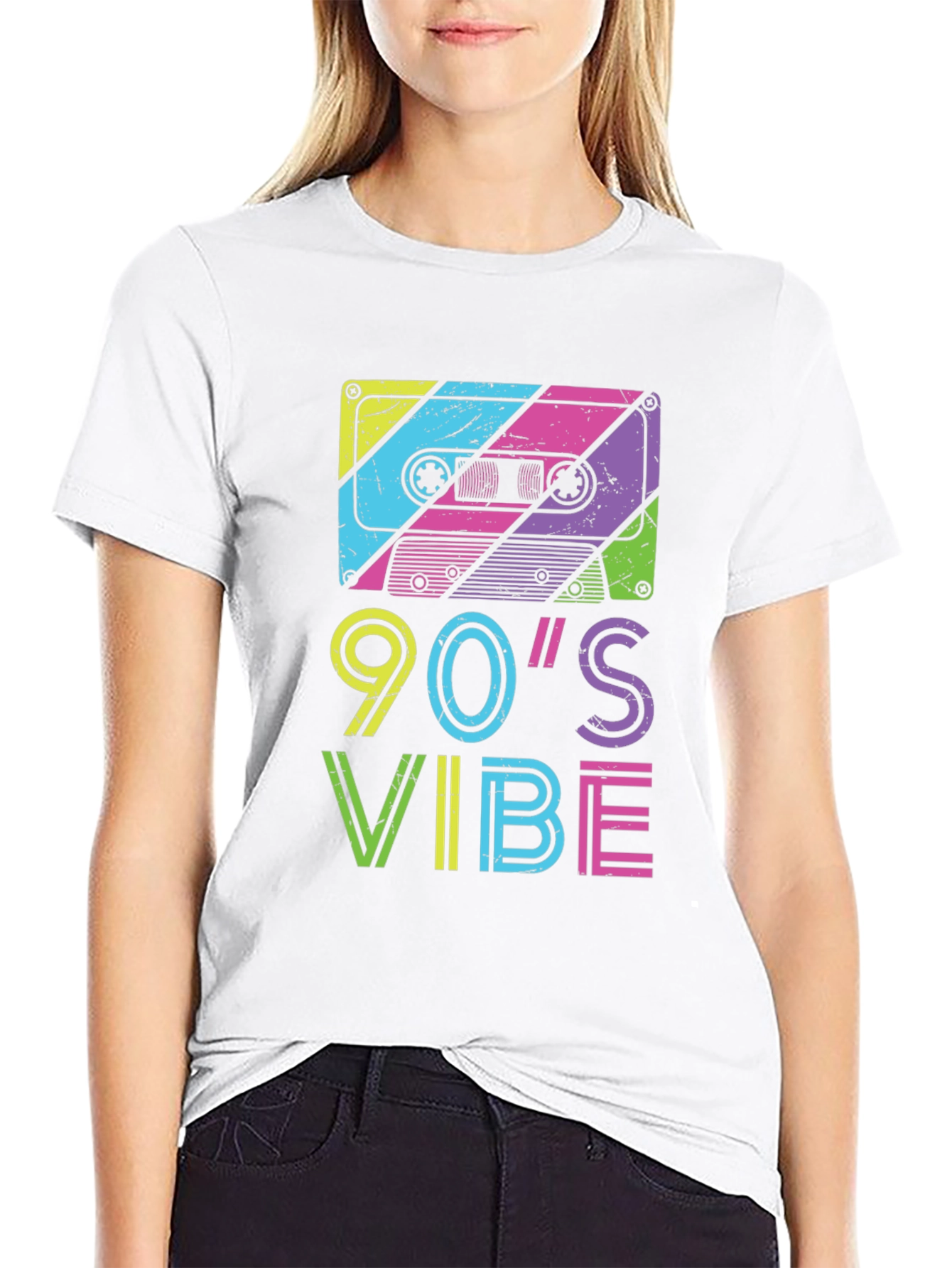 90s Vibe Cassette Tape Graphic T-Shirt