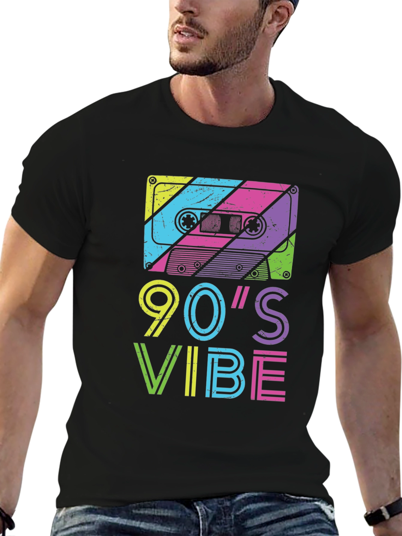 90s Vibe Cassette Tape Graphic T-Shirt