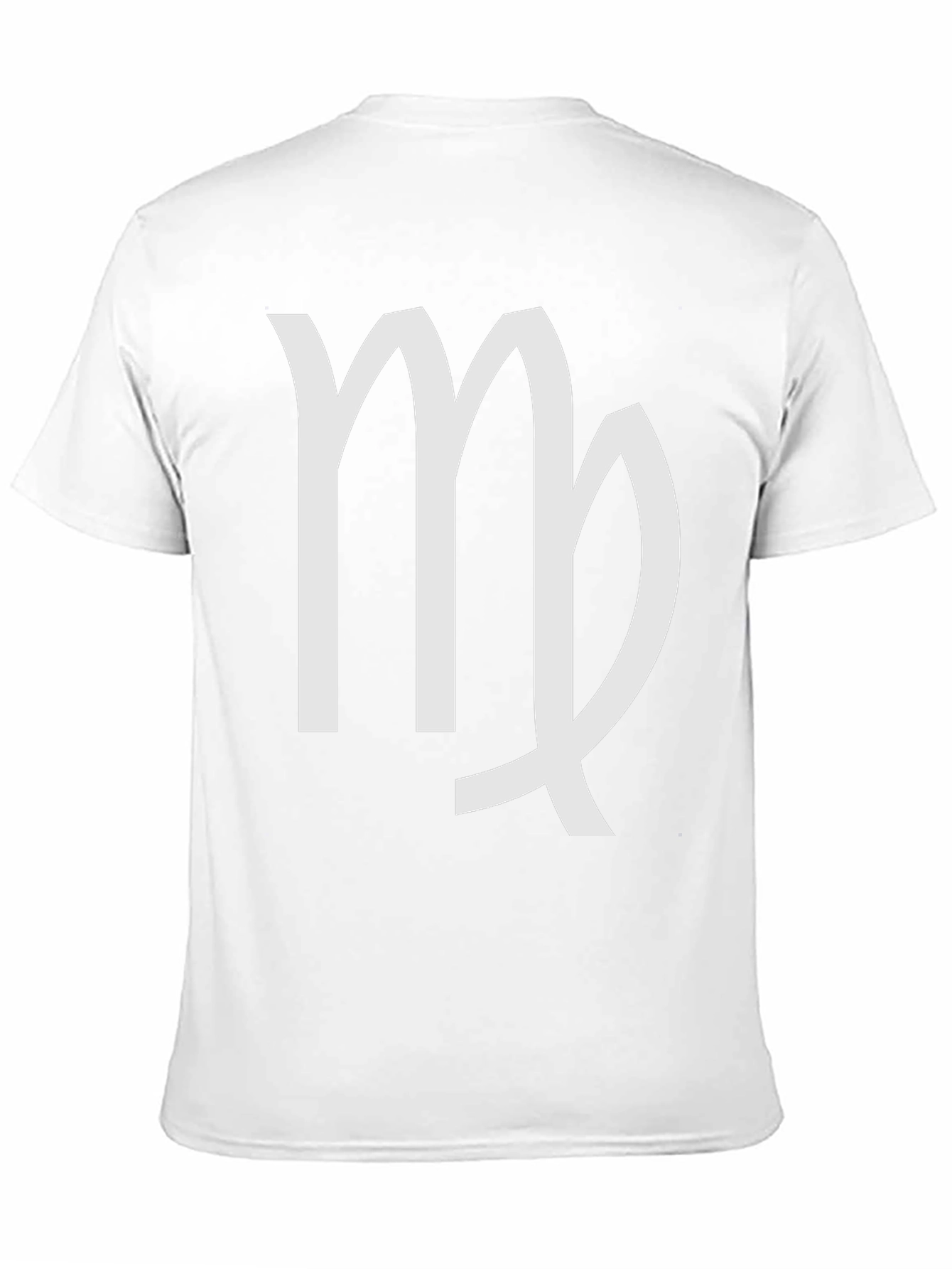 Virgo Zodiac Sign T-Shirt - Black Cotton Tee