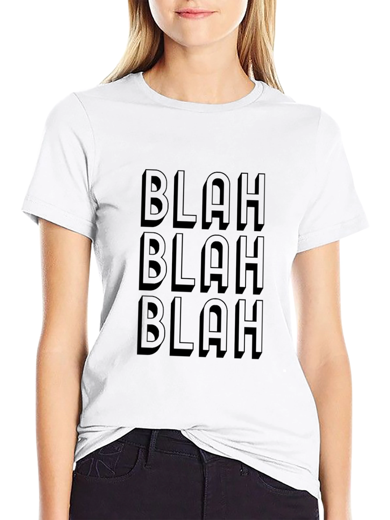 Blah Blah Blah Graphic Tee - Mens Black T-Shirt