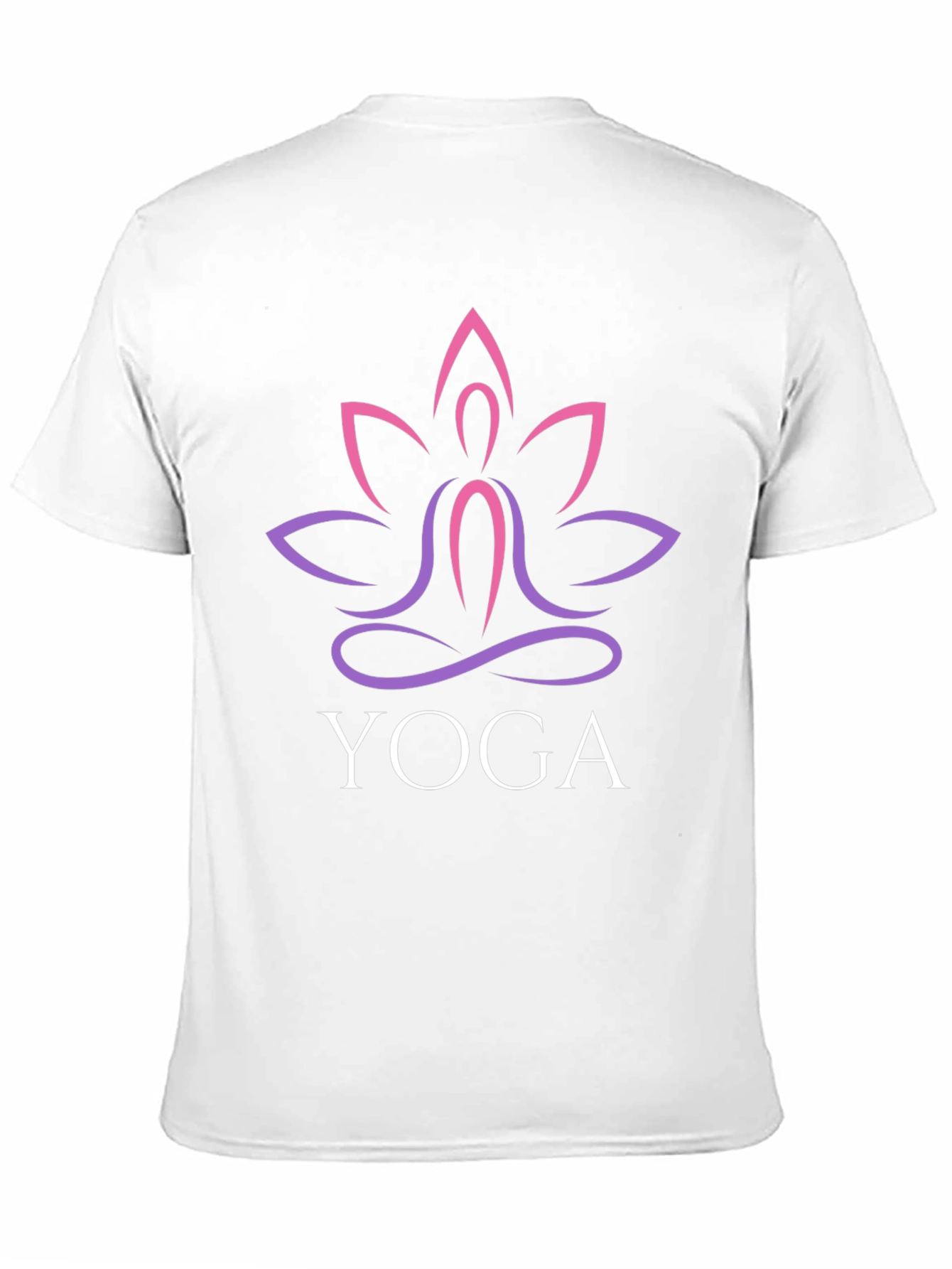 Yoga Lotus Graphic Tee - Stylish Relaxation Shirt