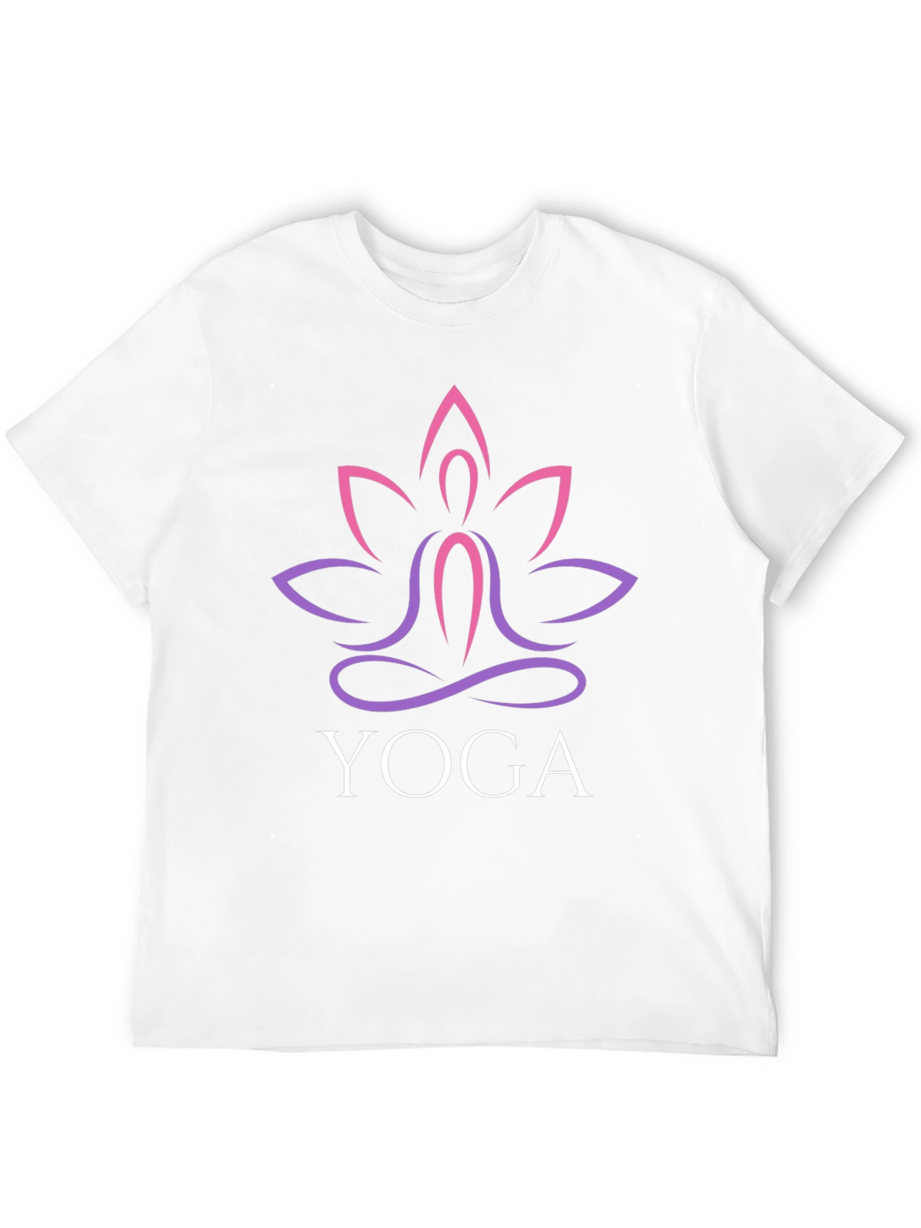 Yoga Lotus Graphic Tee - Stylish Relaxation Shirt