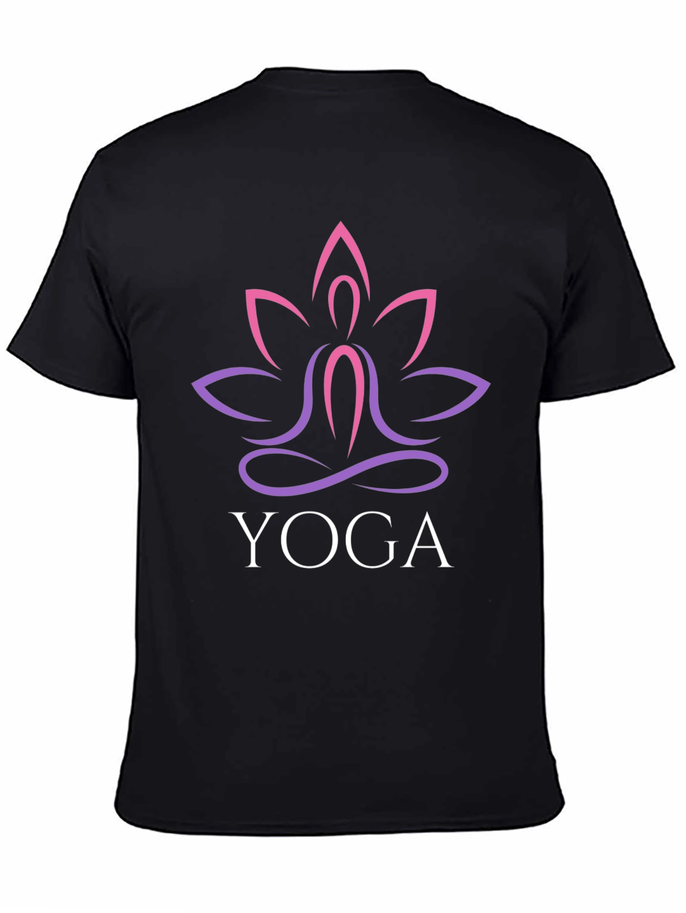 Yoga Lotus Graphic Tee - Stylish Relaxation Shirt