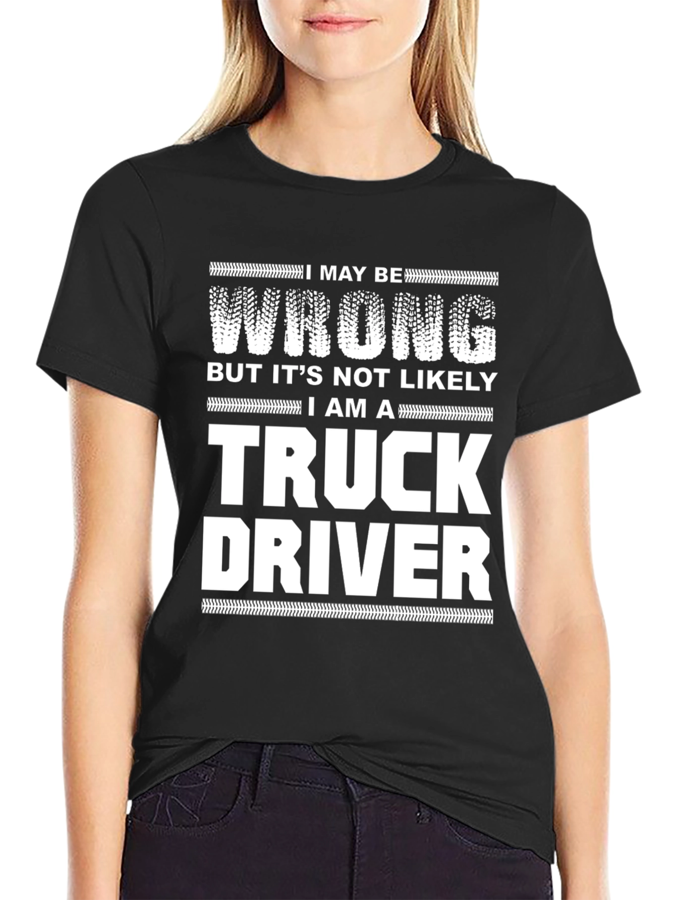 Truck Driver Novelty Graphic T-Shirt