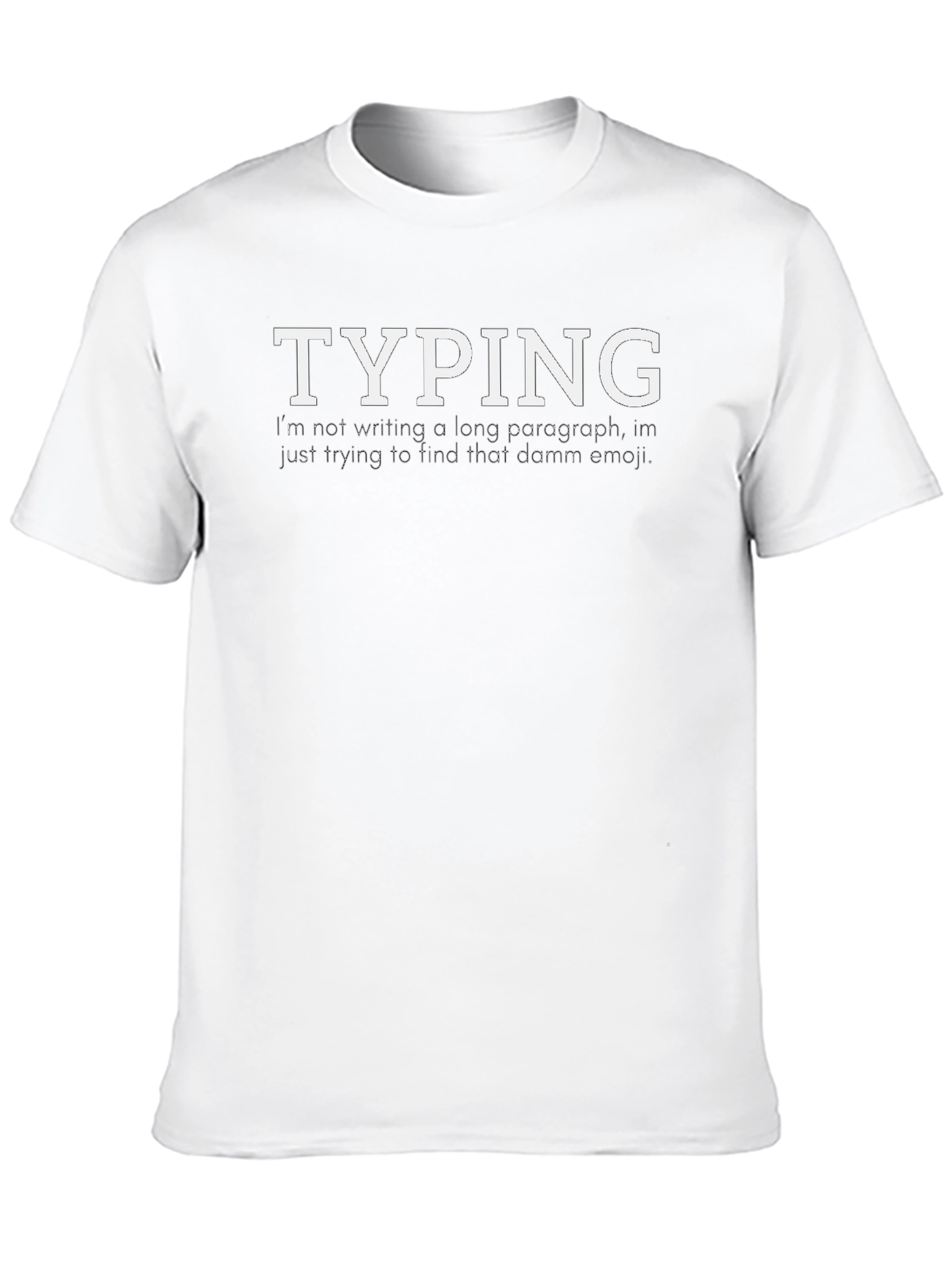 Typing Emoji T-Shirt