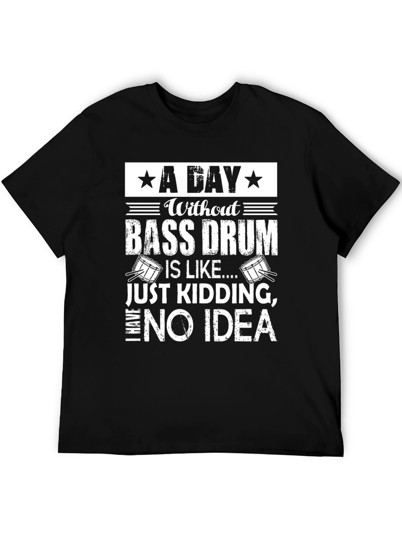 Bass Drum T-Shirt - Funny Drummer Tee