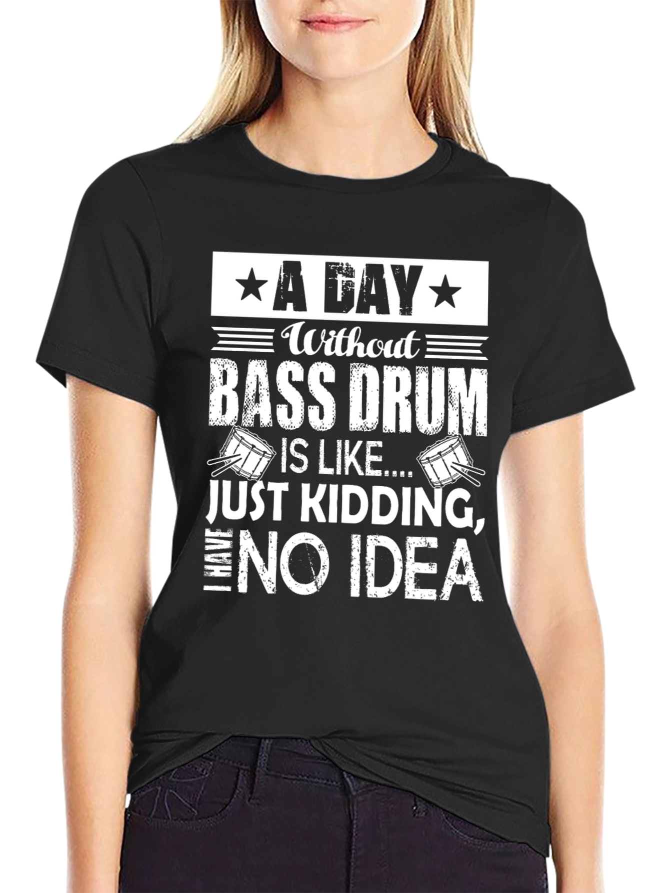 Bass Drum T-Shirt - Funny Drummer Tee