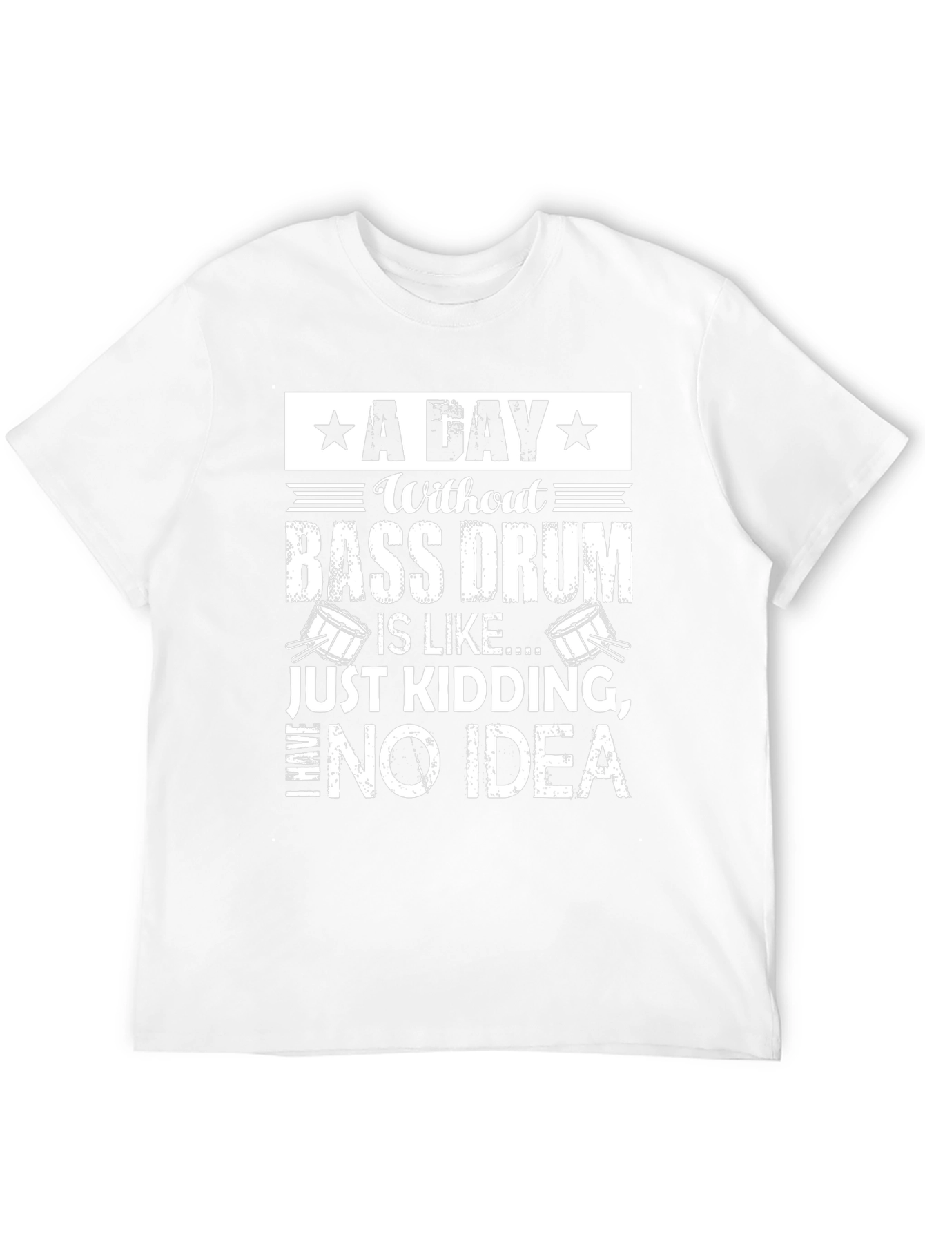 Bass Drum T-Shirt - Funny Drummer Tee