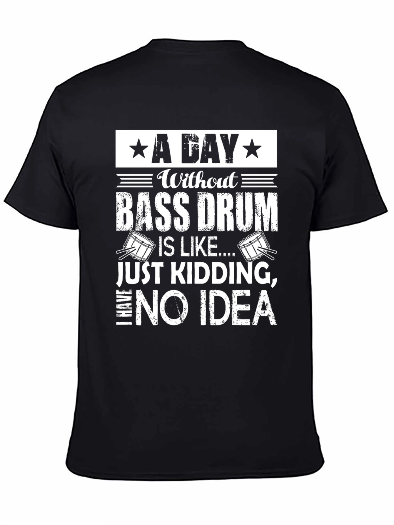 Bass Drum T-Shirt - Funny Drummer Tee