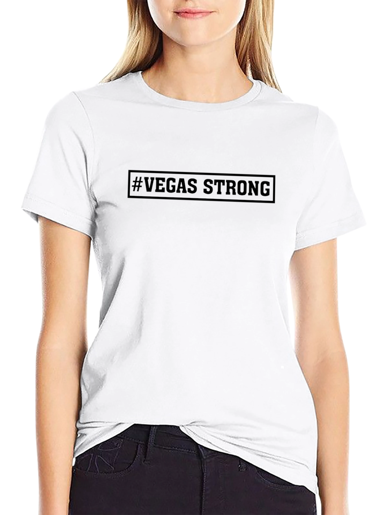#VegasStrong Black T-Shirt - Show Your Support!