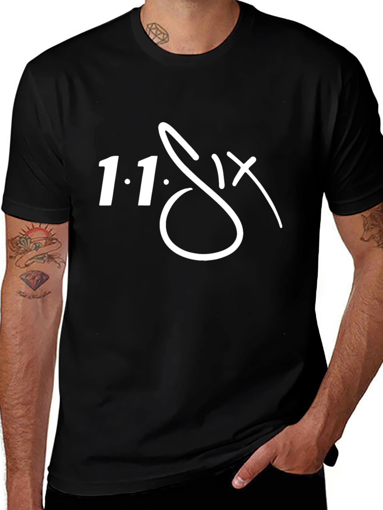 1.1.Six T-Shirt - Stylish Graphic Tee
