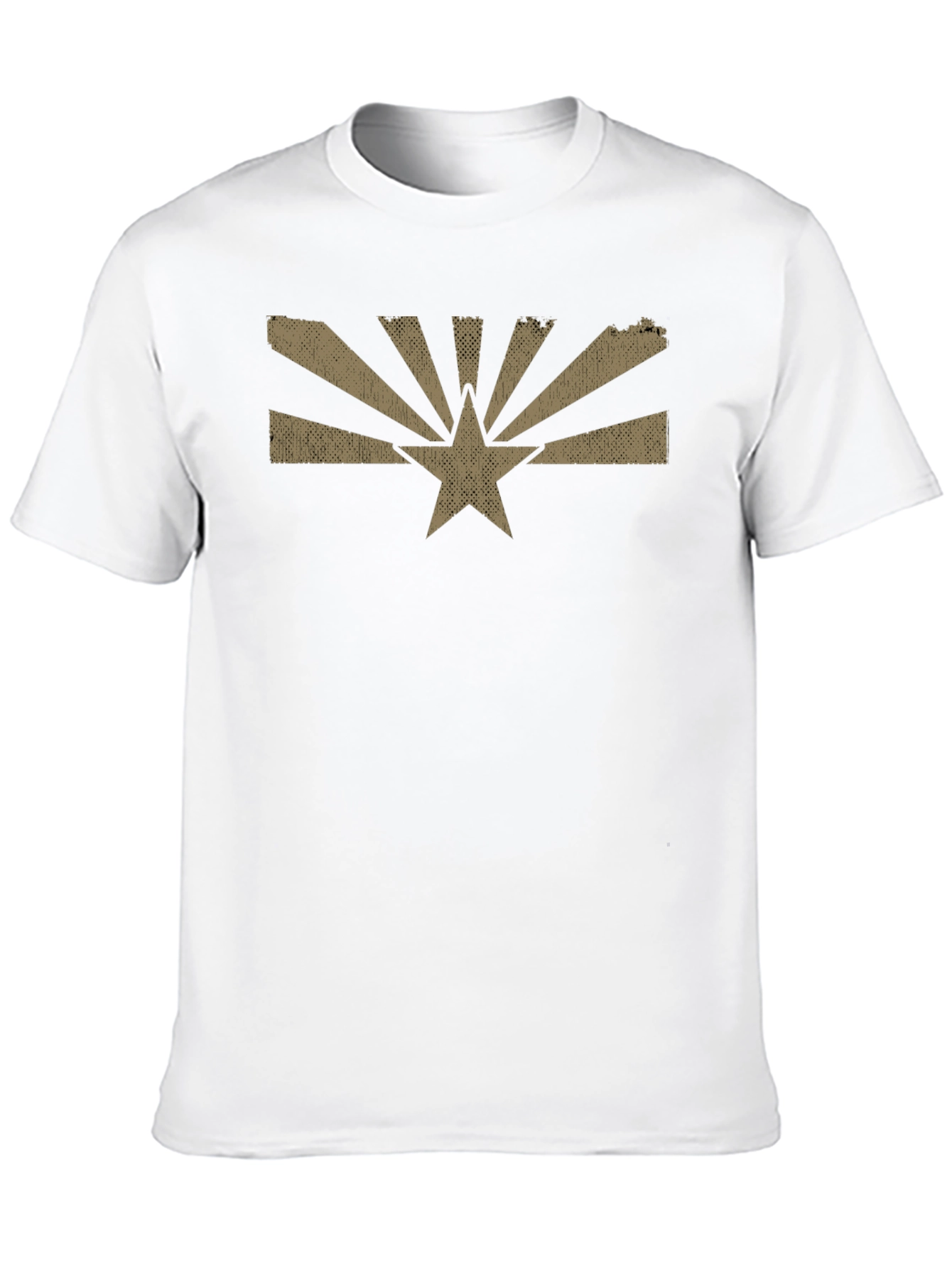 Arizona Flag Graphic Tee - Mens Black T-Shirt