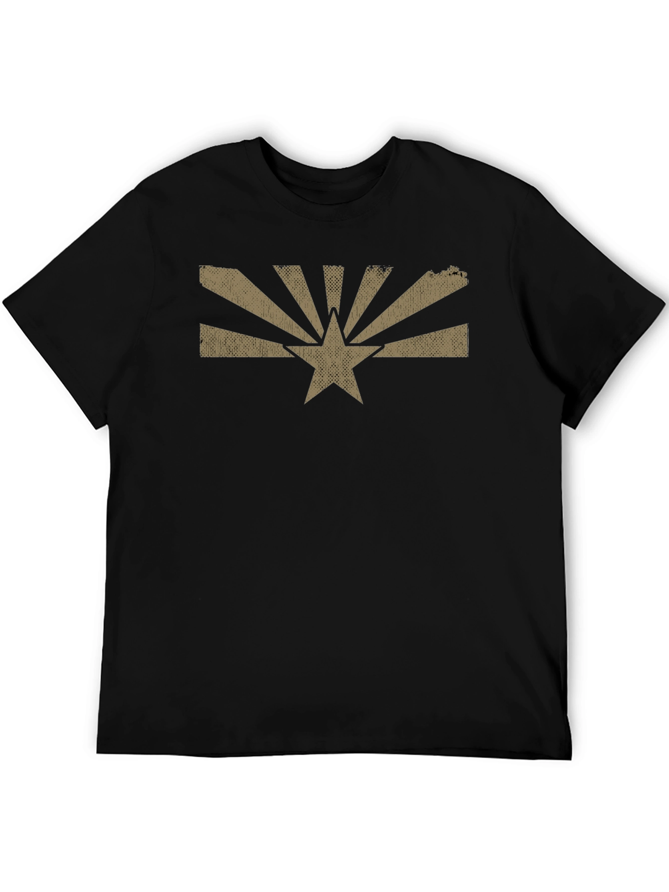Arizona Flag Graphic Tee - Mens Black T-Shirt