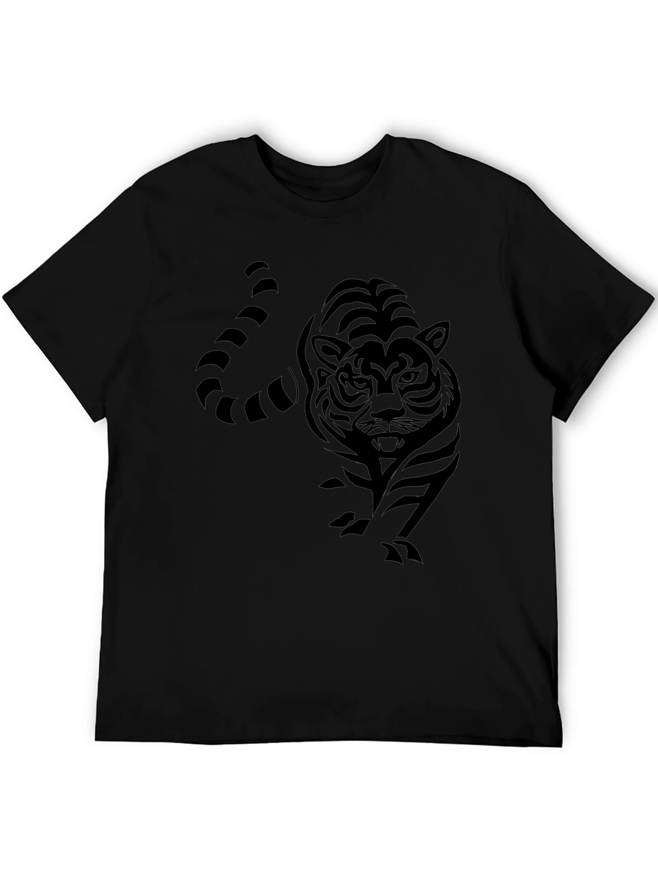 Tiger Graphic Black T-Shirt | Mens Fashion Tee