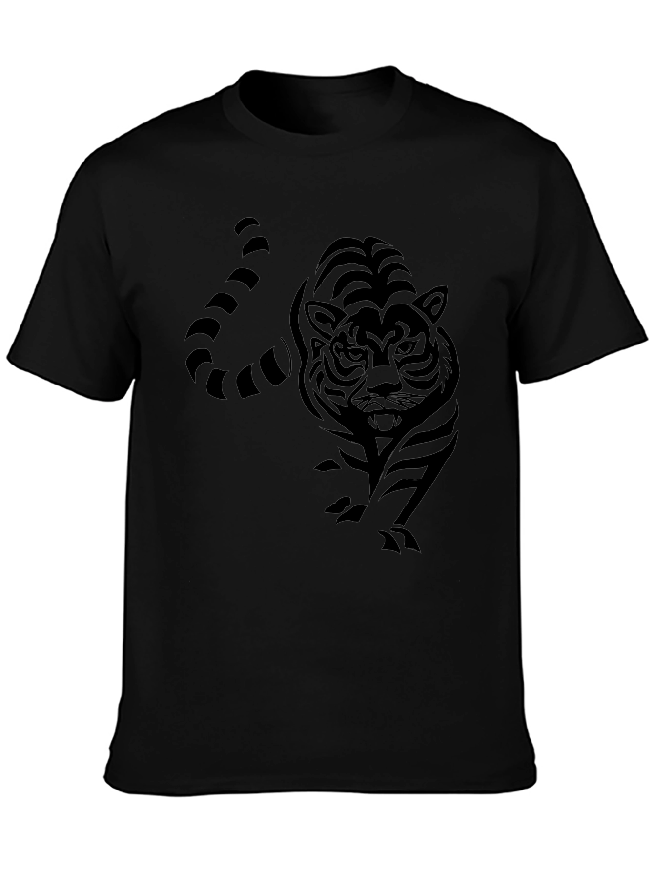 Tiger Graphic Black T-Shirt | Mens Fashion Tee