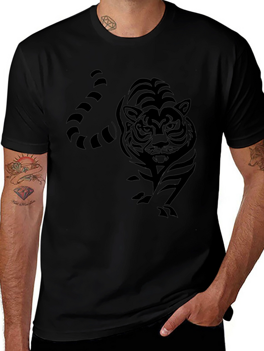 Tiger Graphic Black T-Shirt | Mens Fashion Tee