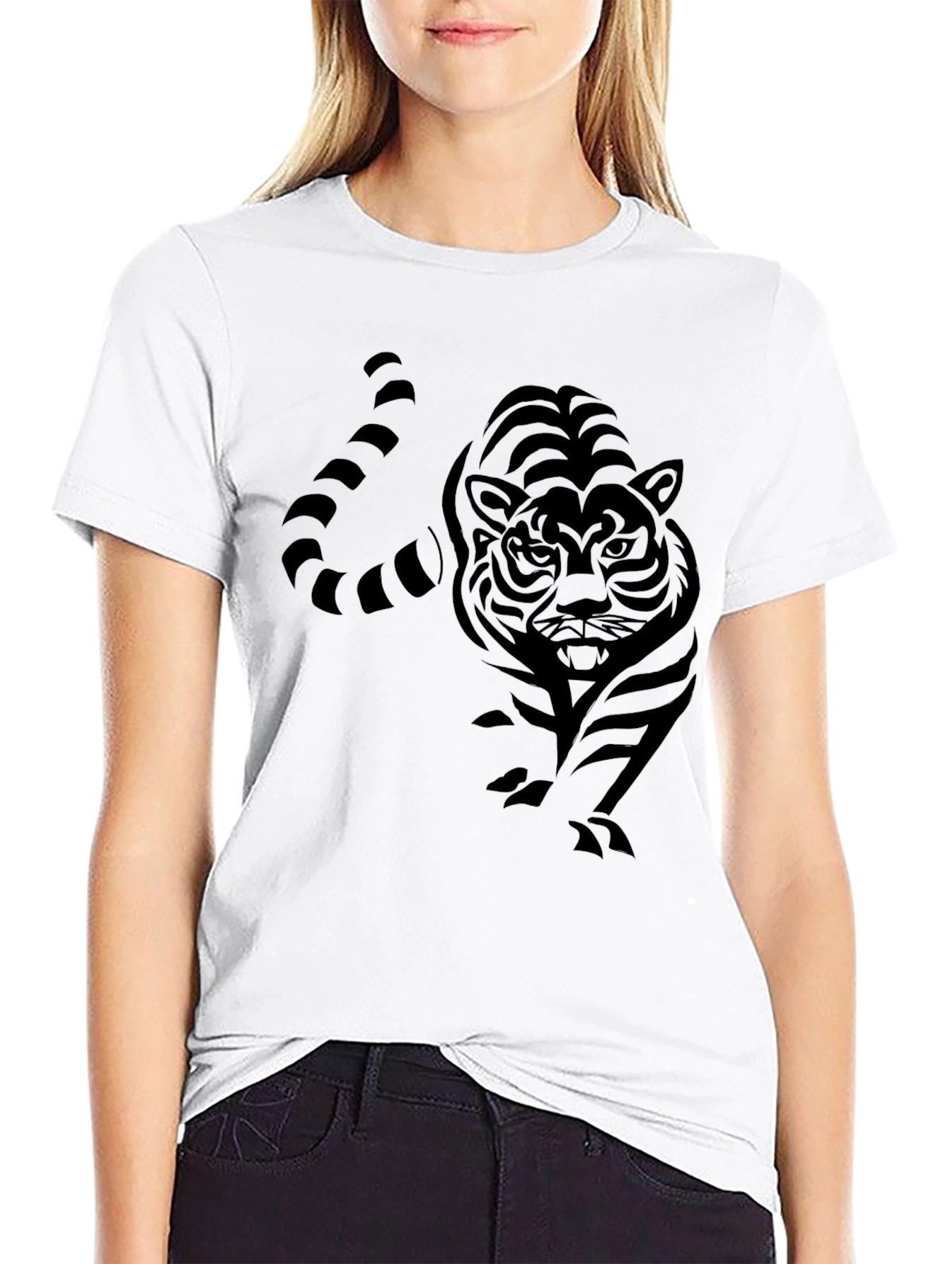 Tiger Graphic Black T-Shirt | Mens Fashion Tee