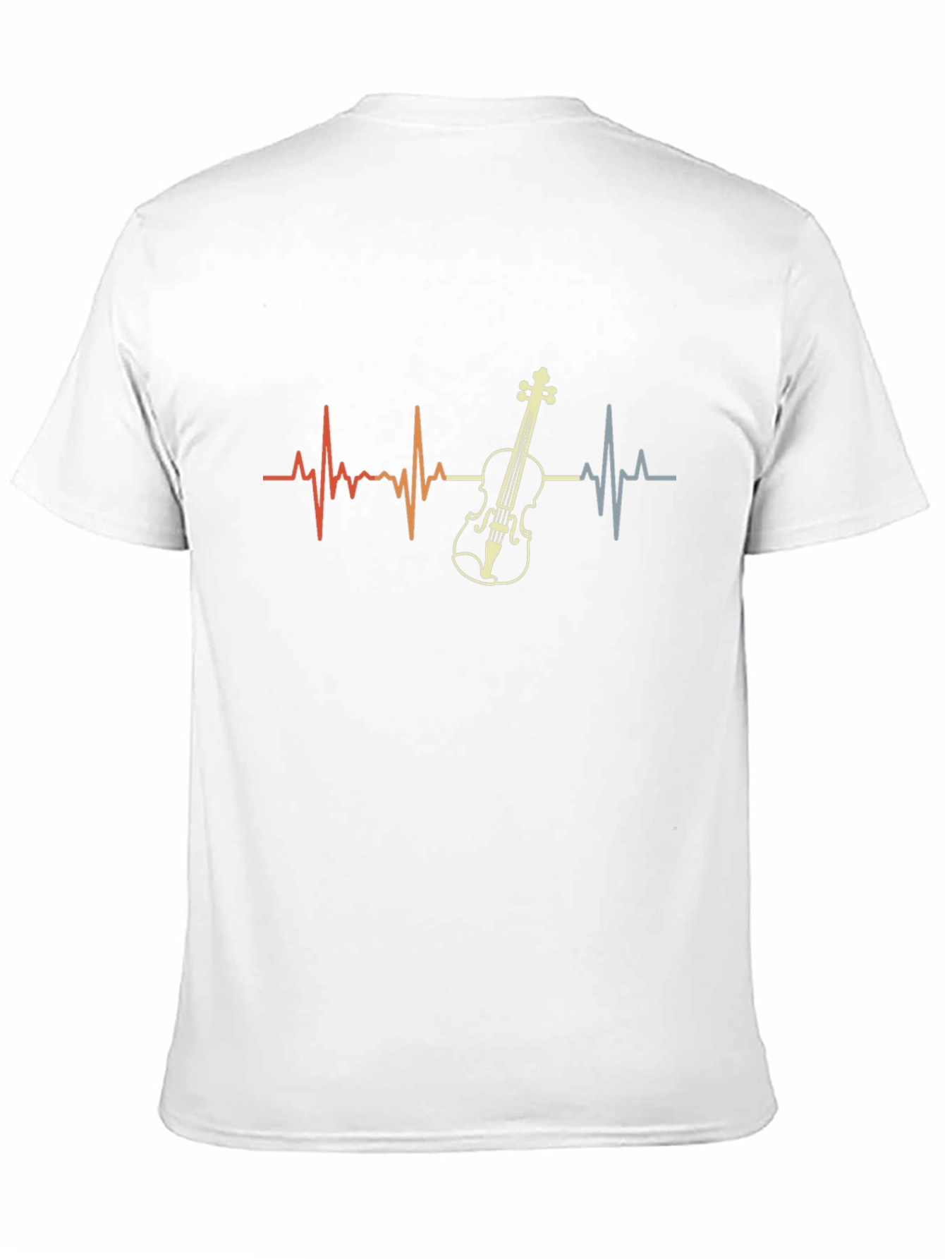 Violin Heartbeat T-Shirt - Music Lover Tee