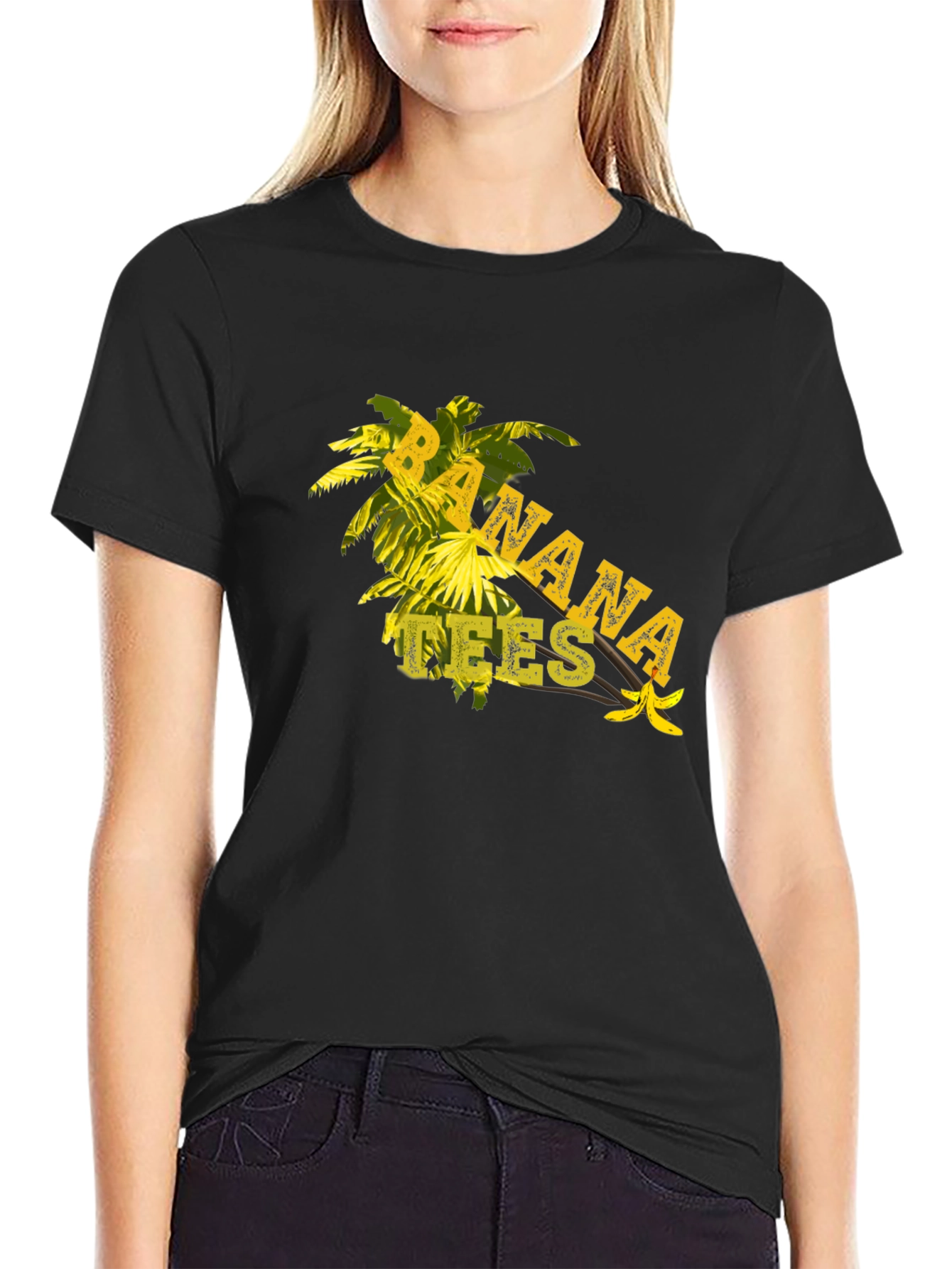 Banana Tees Black T-Shirt