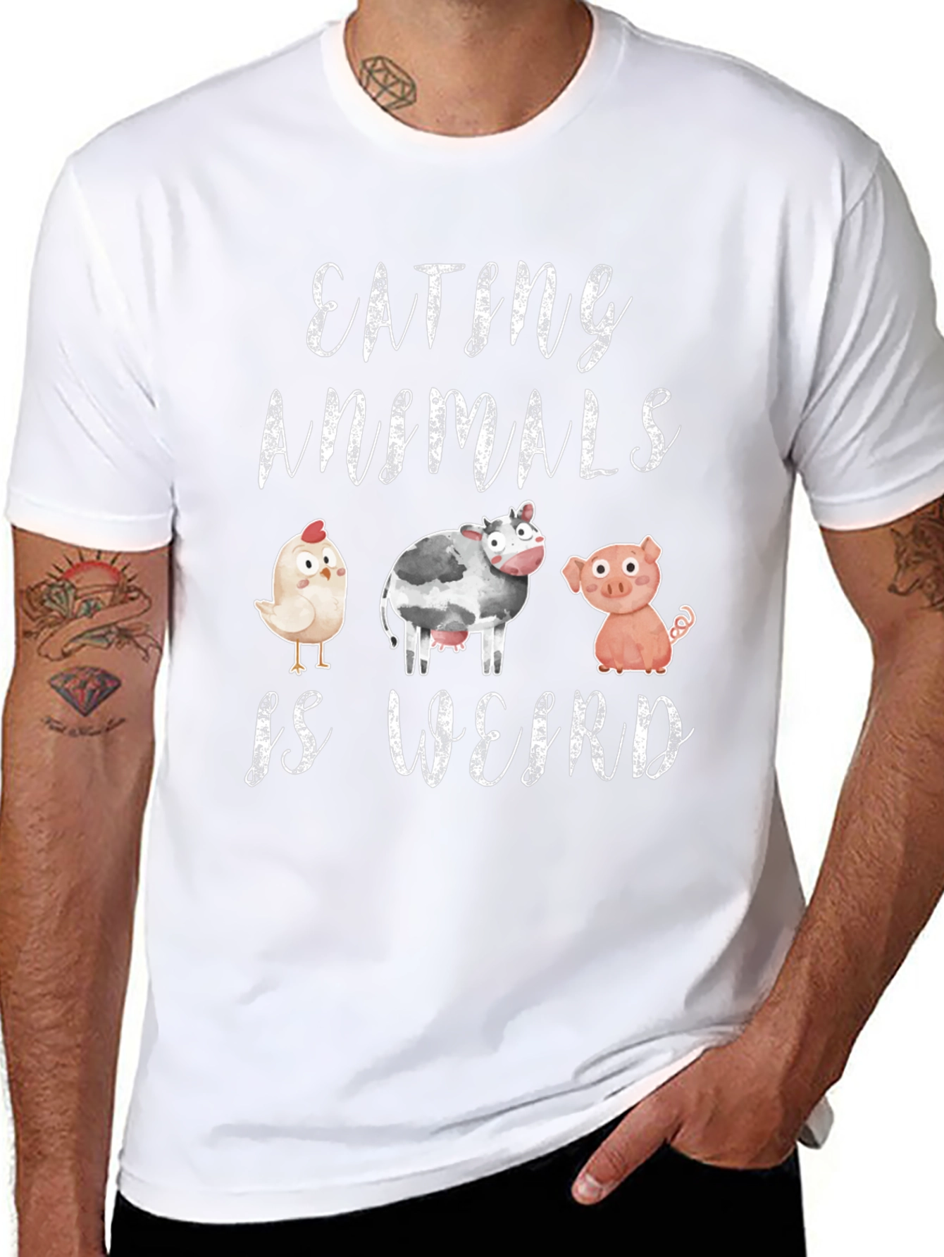 Vegan T-Shirt - Eating Animals is Weird