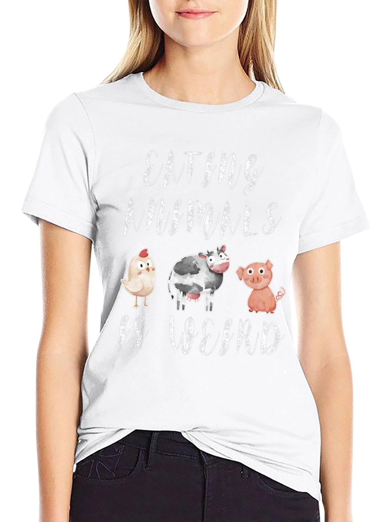 Vegan T-Shirt - Eating Animals is Weird