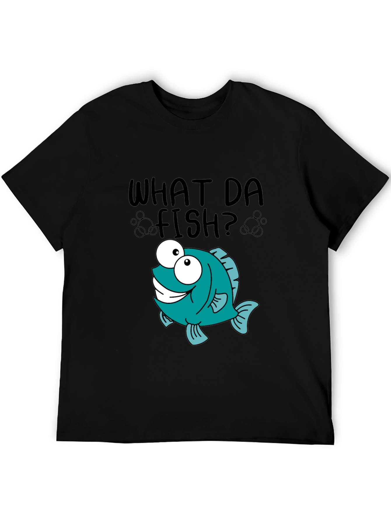 What Da Fish T-Shirt - Cartoon Fish Graphic Tee