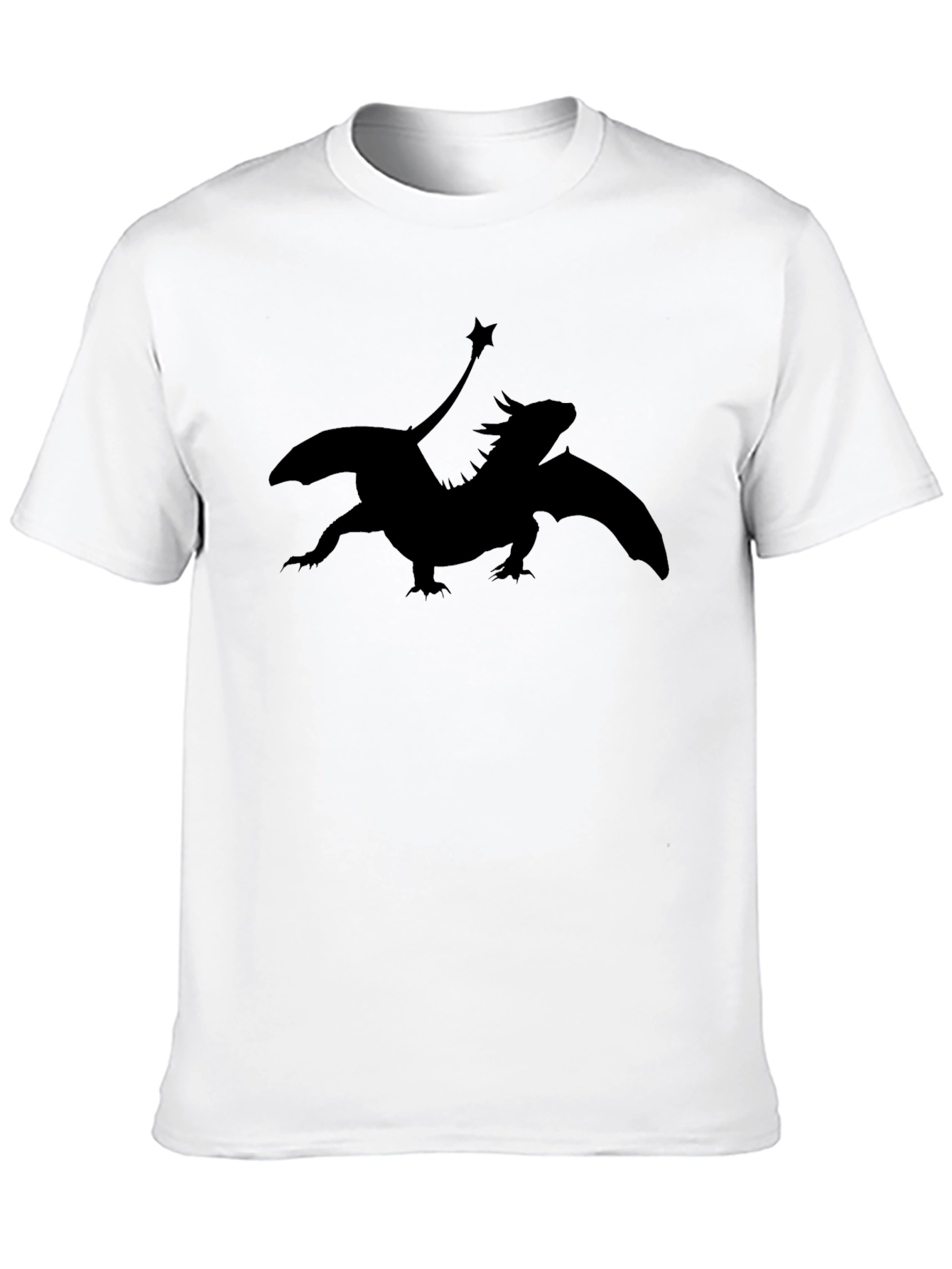 Black Dragon Silhouette Graphic Tee