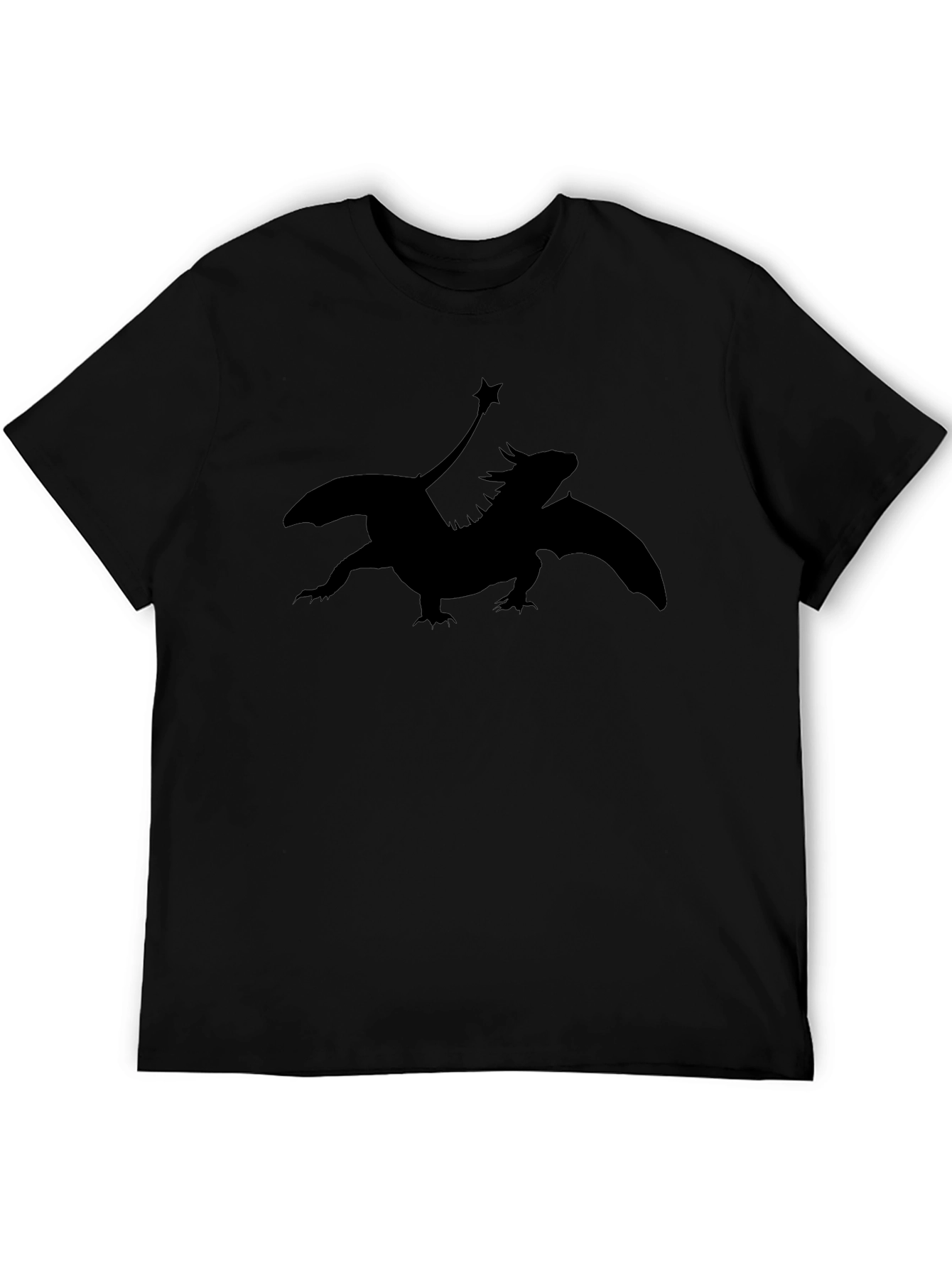 Black Dragon Silhouette Graphic Tee