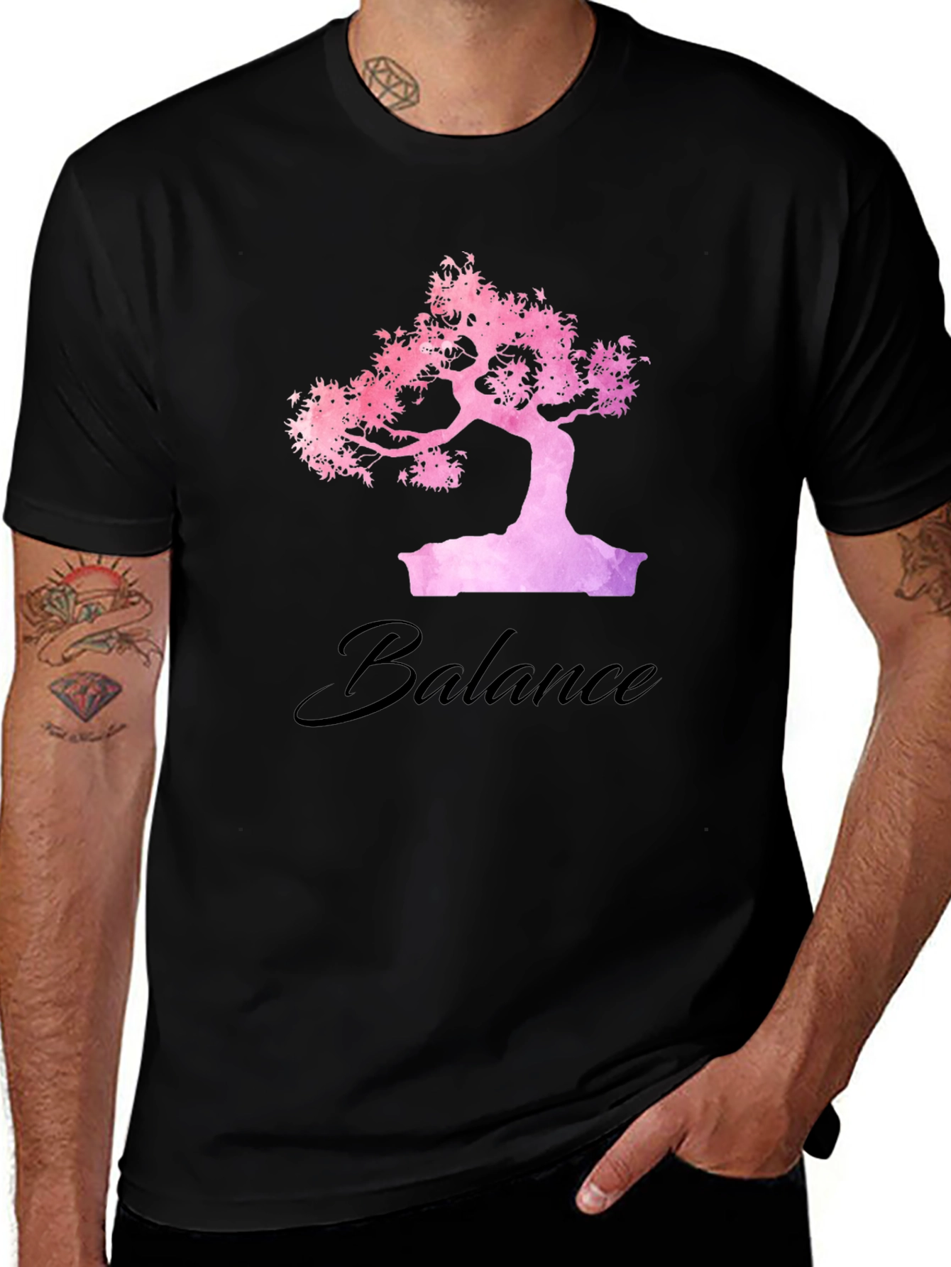 Balance Bonsai Tree T-Shirt