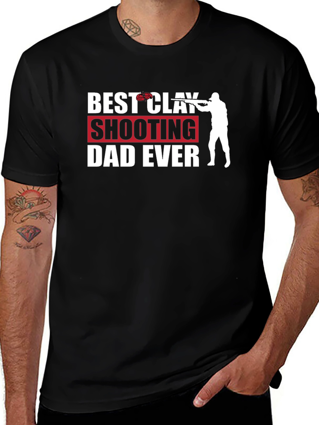 Best Clay Shooting Dad Ever T-Shirt