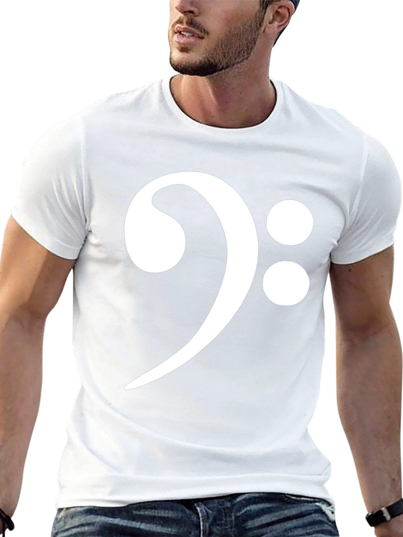 Bass Clef Black T-Shirt