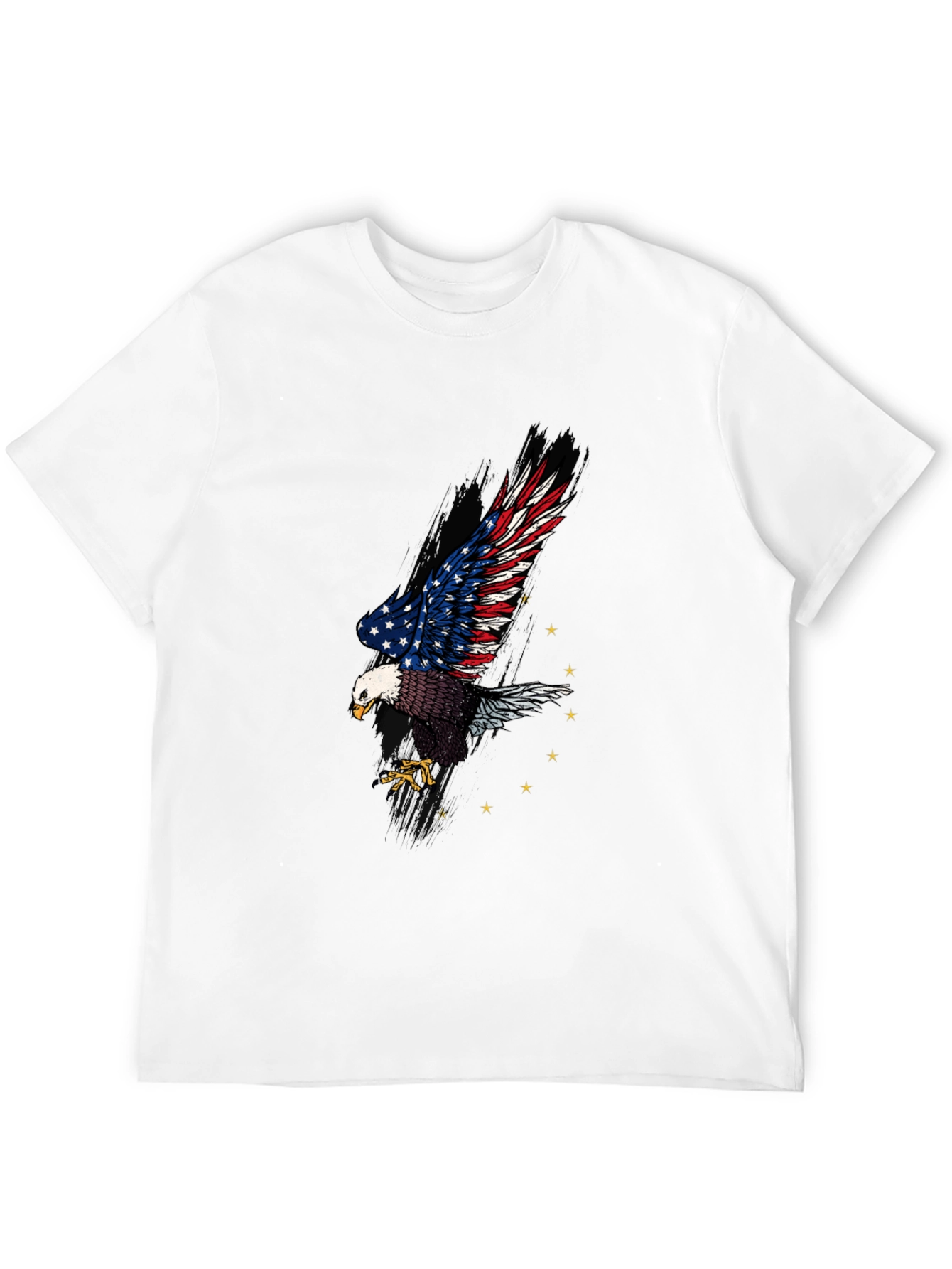 American Eagle Graphic Print Black T-Shirt