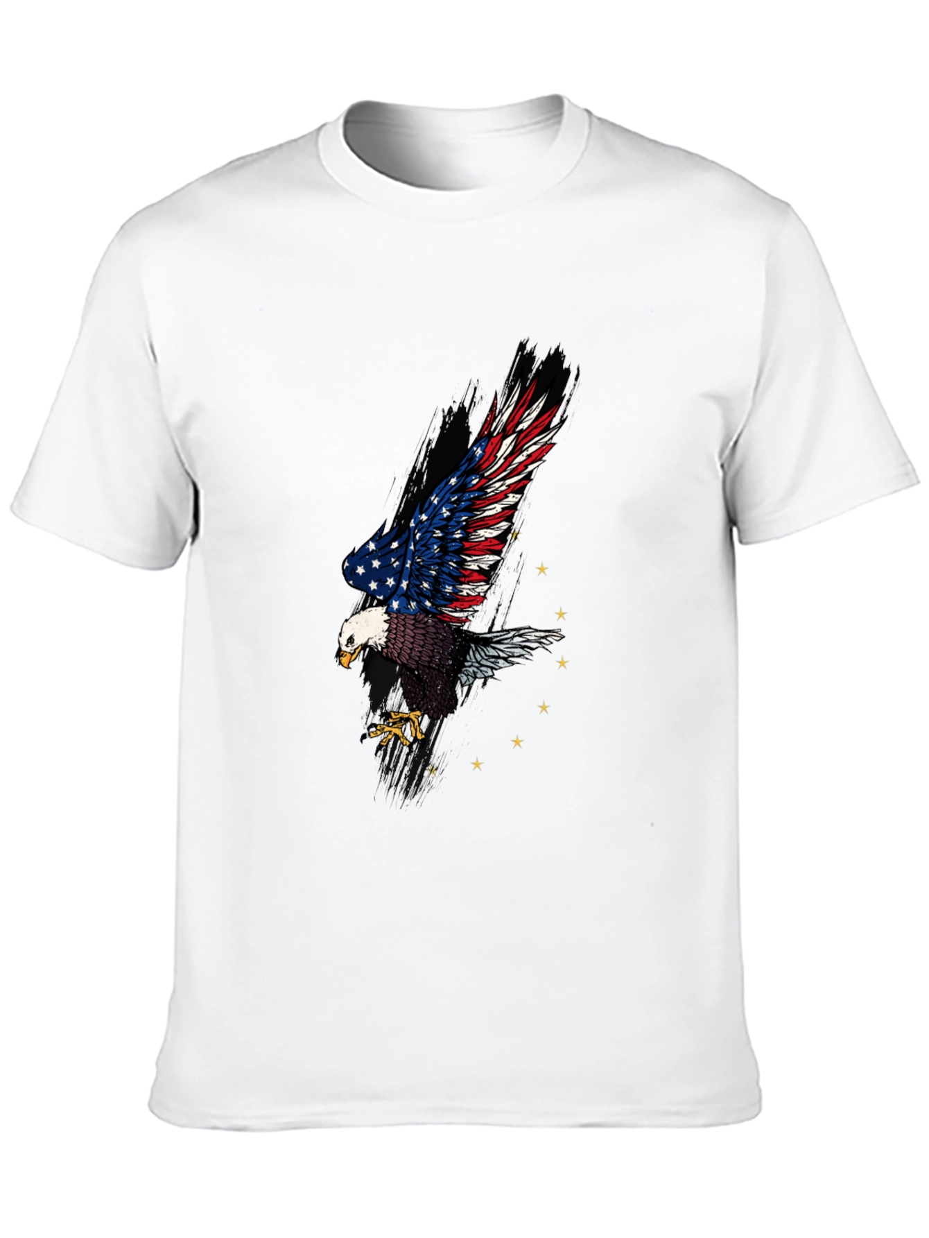 American Eagle Graphic Print Black T-Shirt