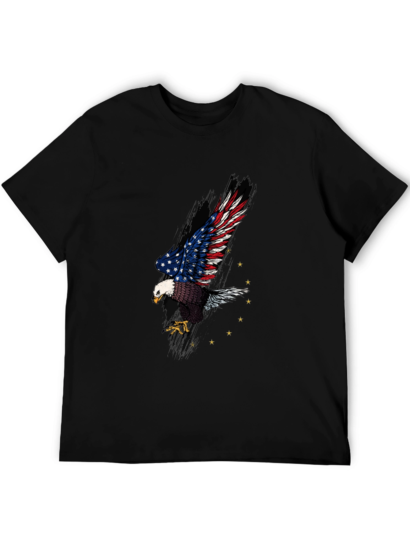 American Eagle Graphic Print Black T-Shirt