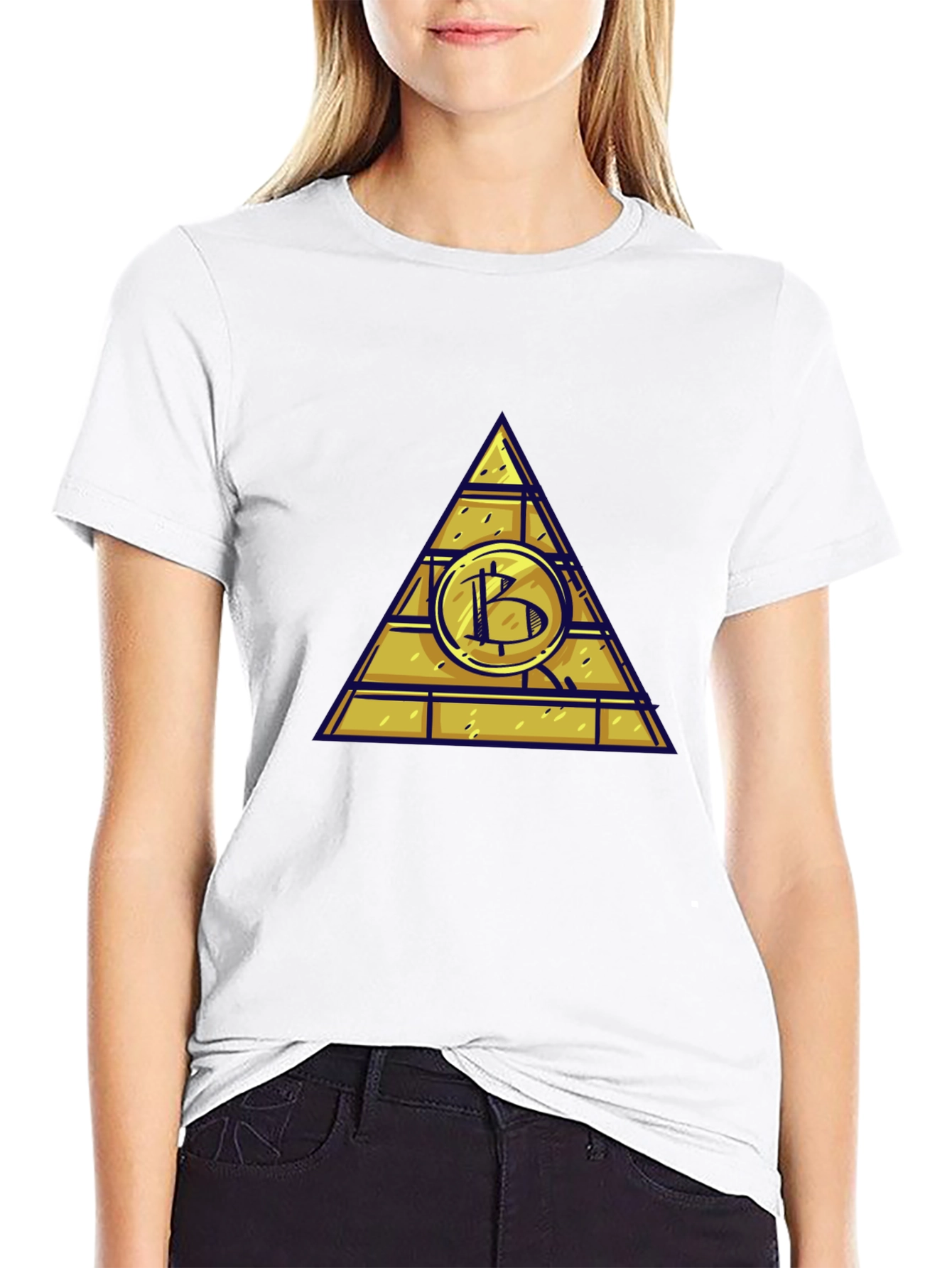 Bitcoin Pyramid T-Shirt - Crypto Currency Tee
