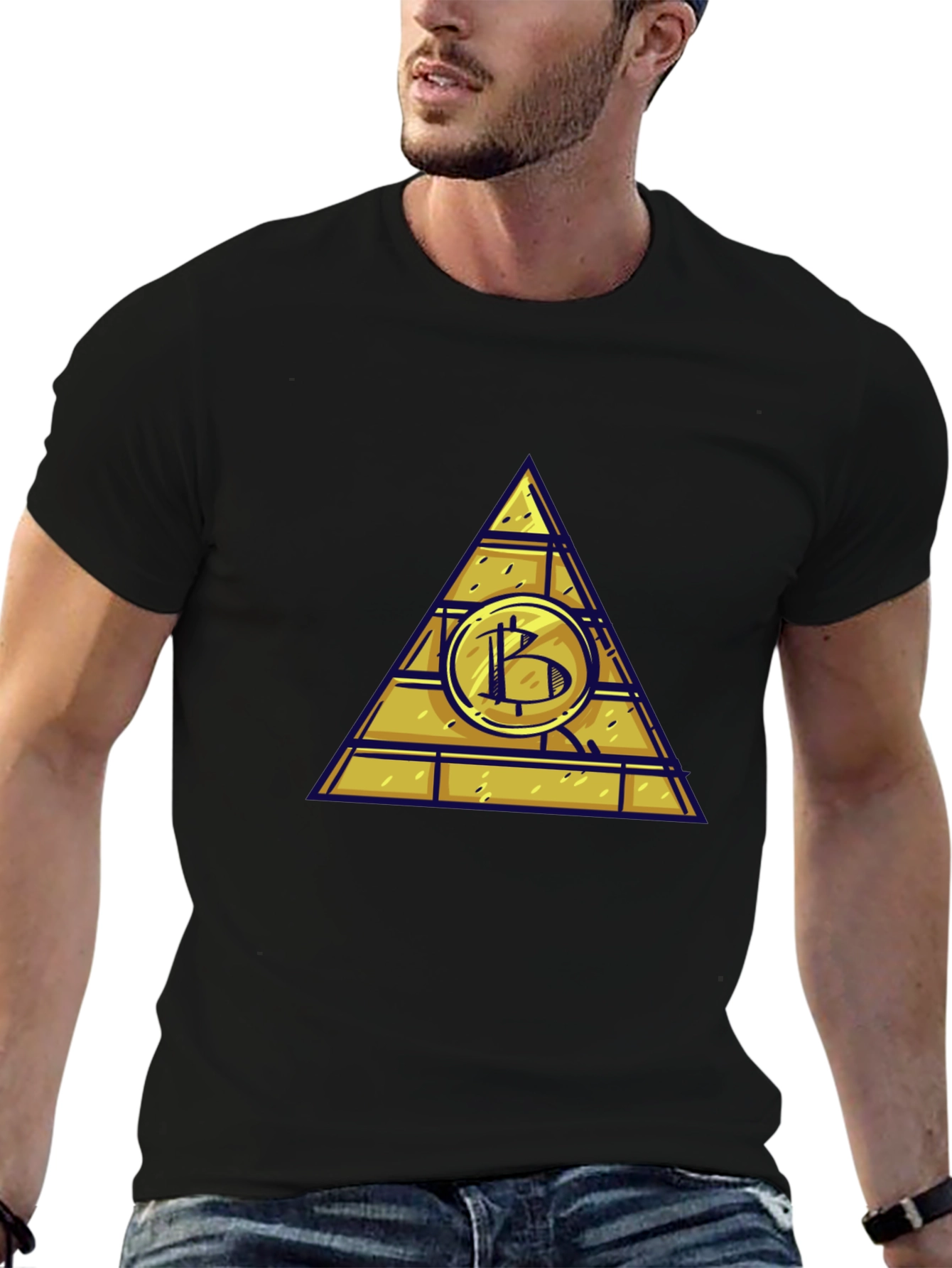 Bitcoin Pyramid T-Shirt - Crypto Currency Tee