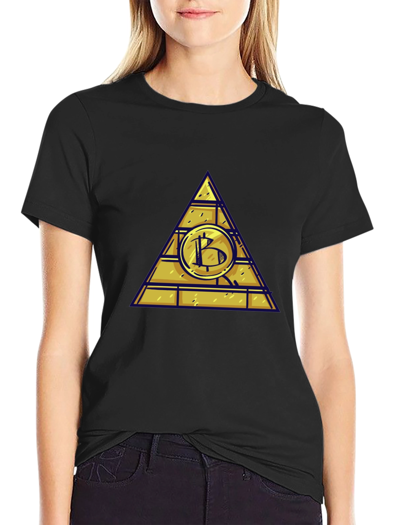 Bitcoin Pyramid T-Shirt - Crypto Currency Tee