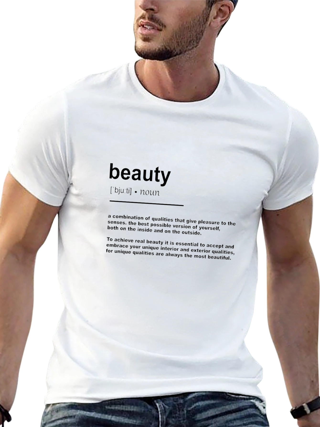Beauty Definition Graphic Tee - Unisex Soft Cotton Shirt