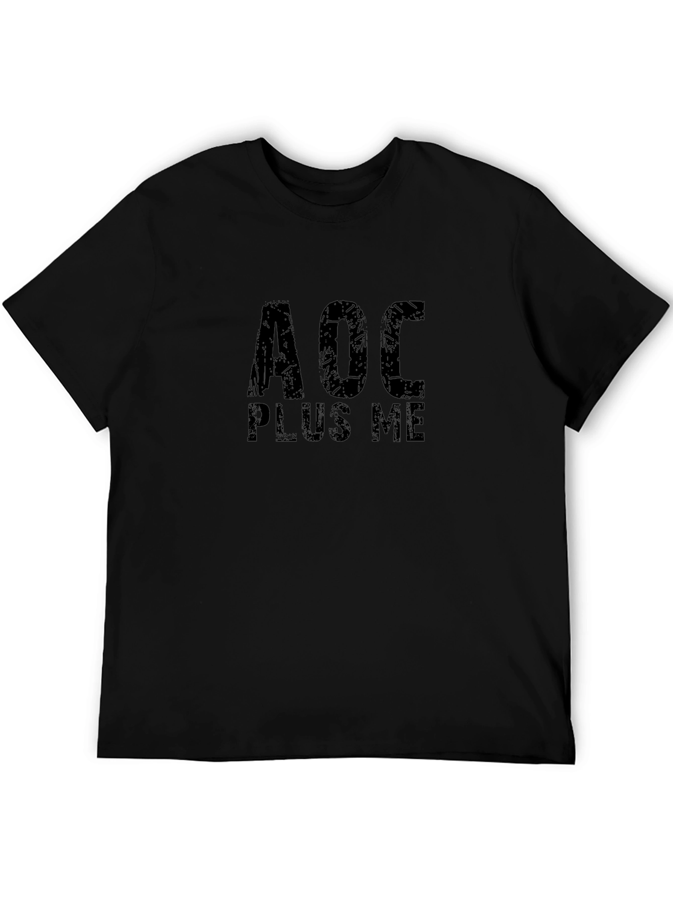 AOC Plus Me Black Graphic Tee