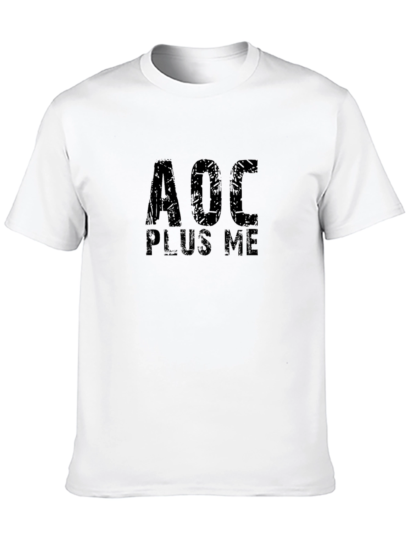 AOC Plus Me Black Graphic Tee